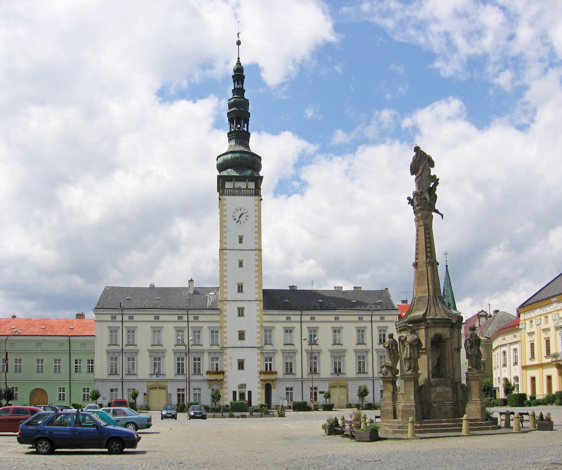 Square of Přemysl Otakar II in Litovel (Czech Republic)