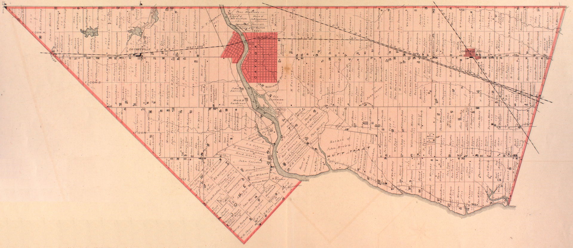 Township of Cayuga, Haldimand County, Ontario, 1880.