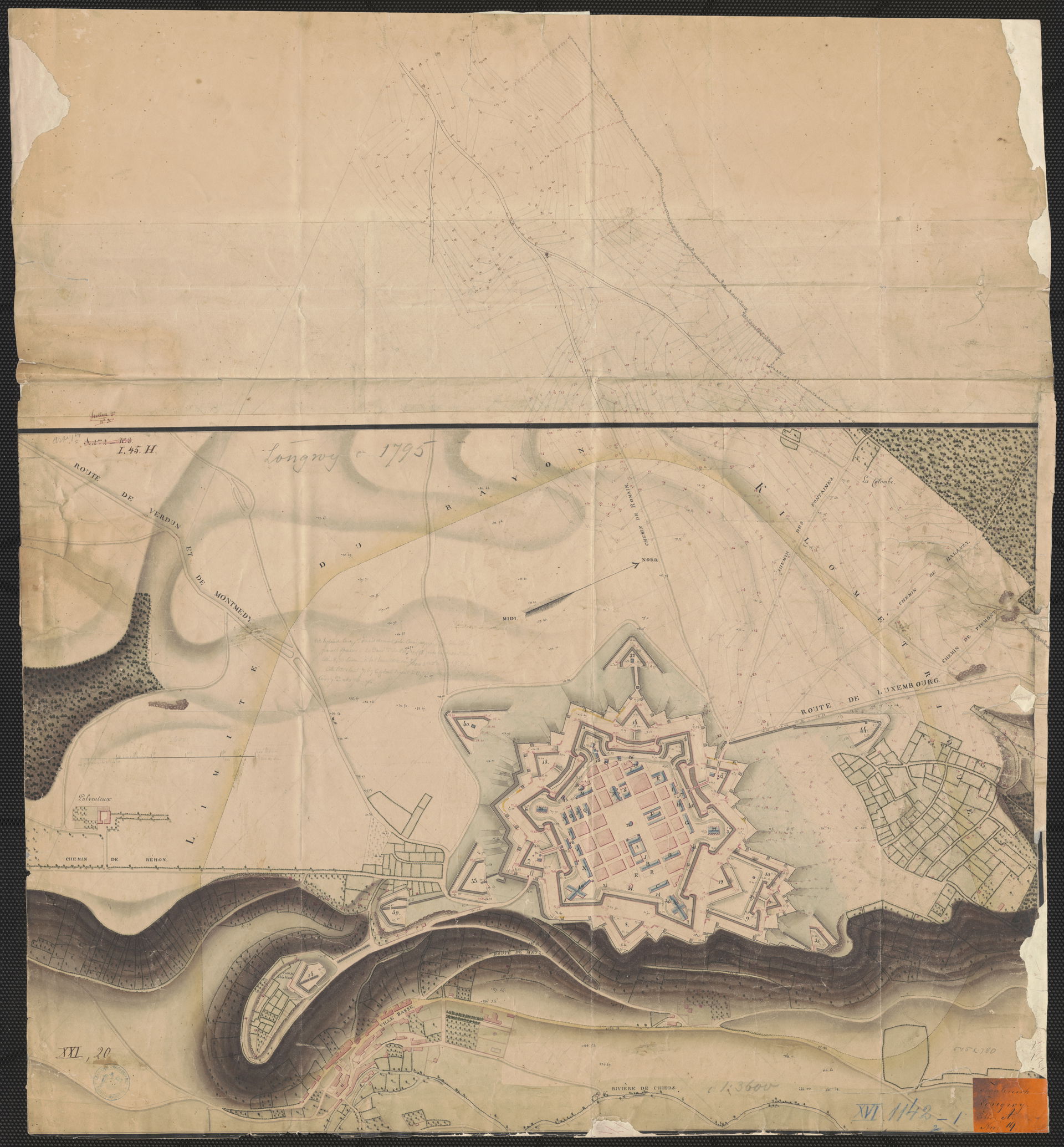 Map of Longwy