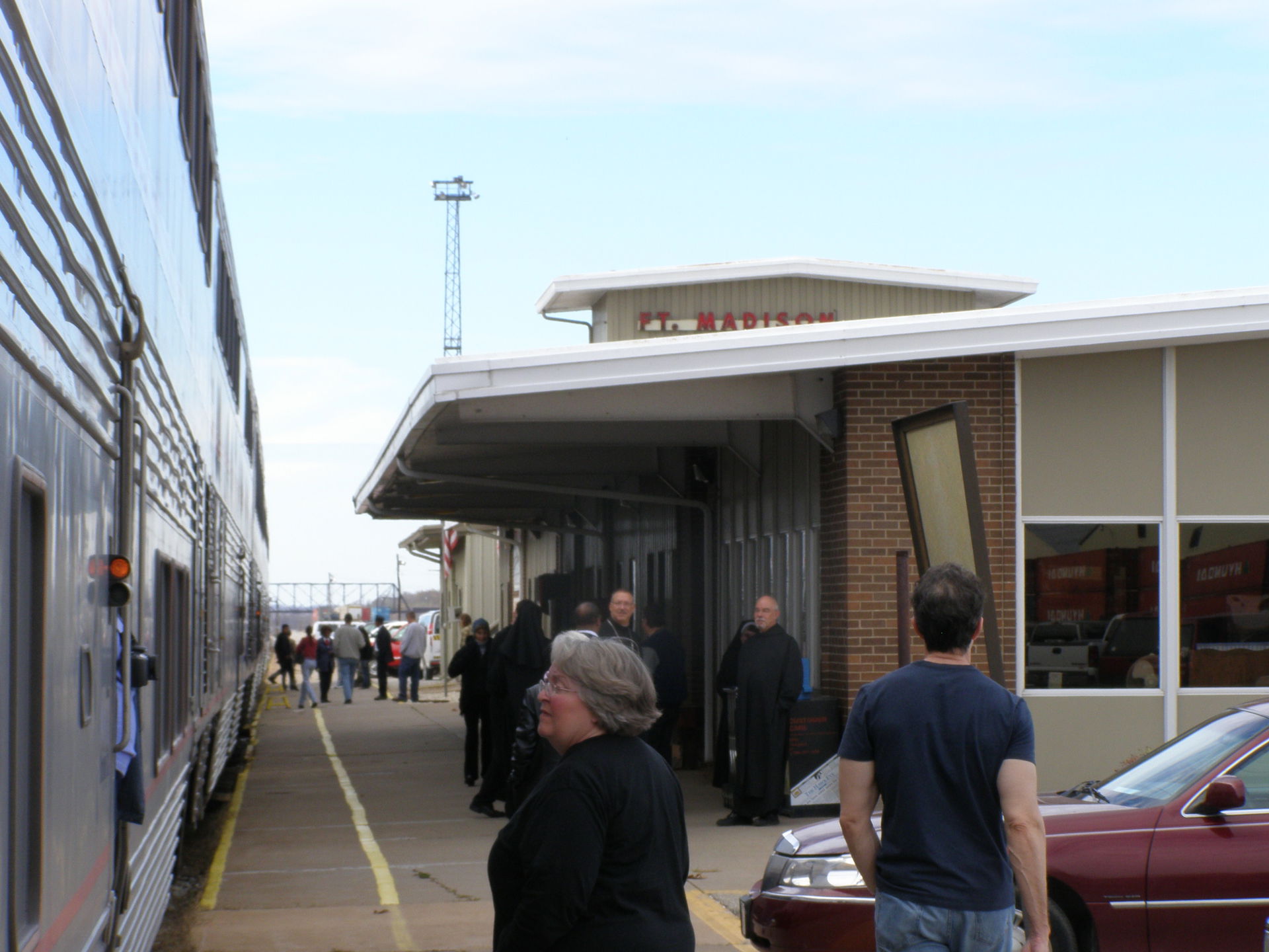 The Southwest Chief at the Fort Madison Amtrak station, Fort Ma…