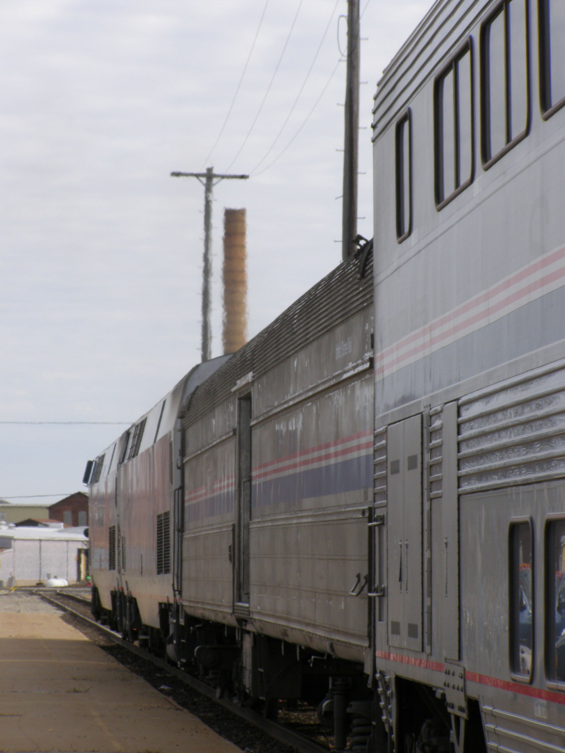 The Southwest Chief at the Fort Madison Amtrak station, Fort Ma…