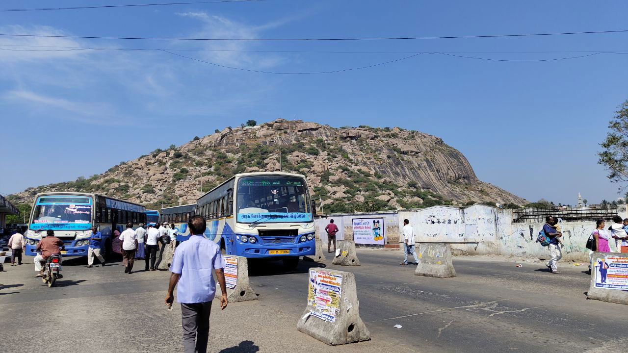 Krishnagiri Bus Stand, Tamil Nadu, India