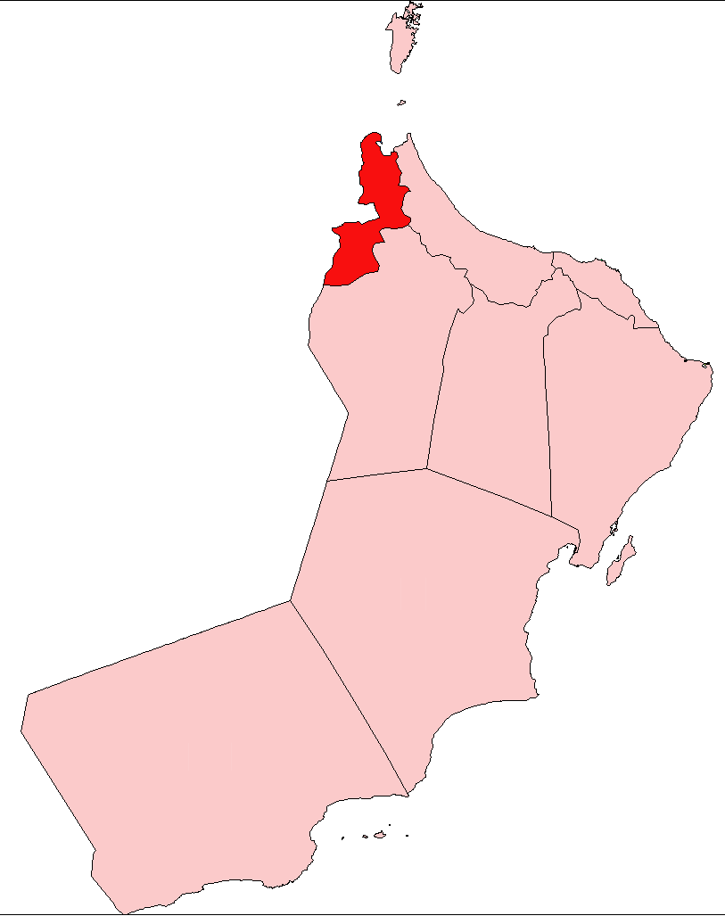 Map of al-Buraimi, OMan