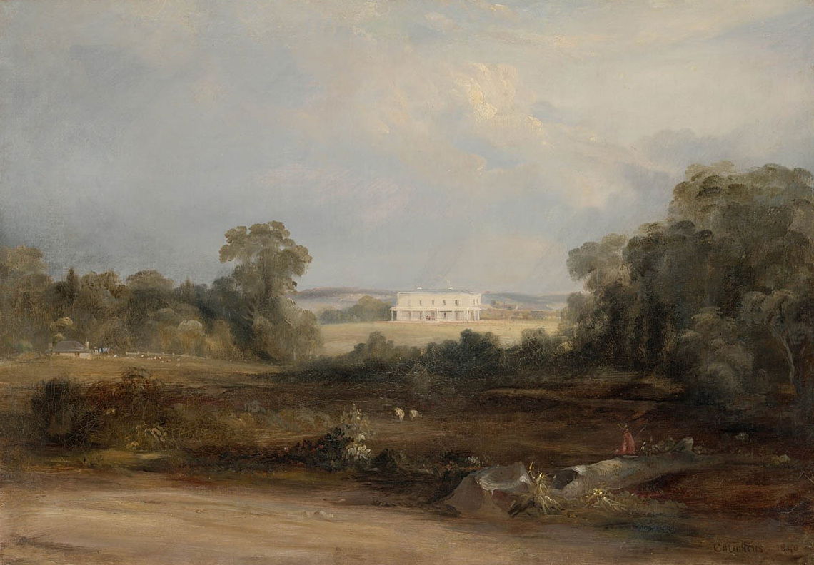 Vineyard, Parramatta, 1840, Conrad Martens, oil painting, State…