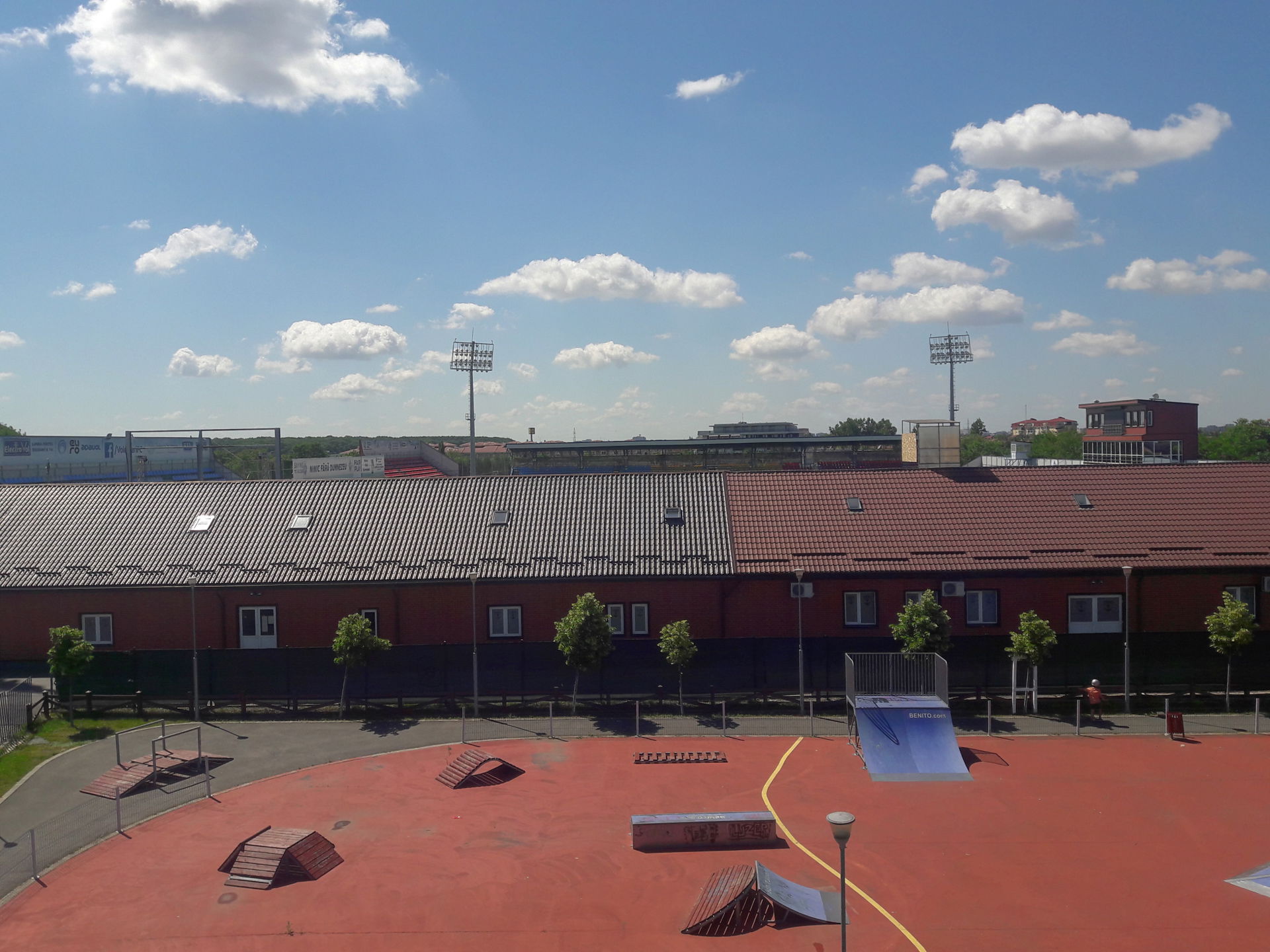 Anghel Iordanescu stadium seen from outside