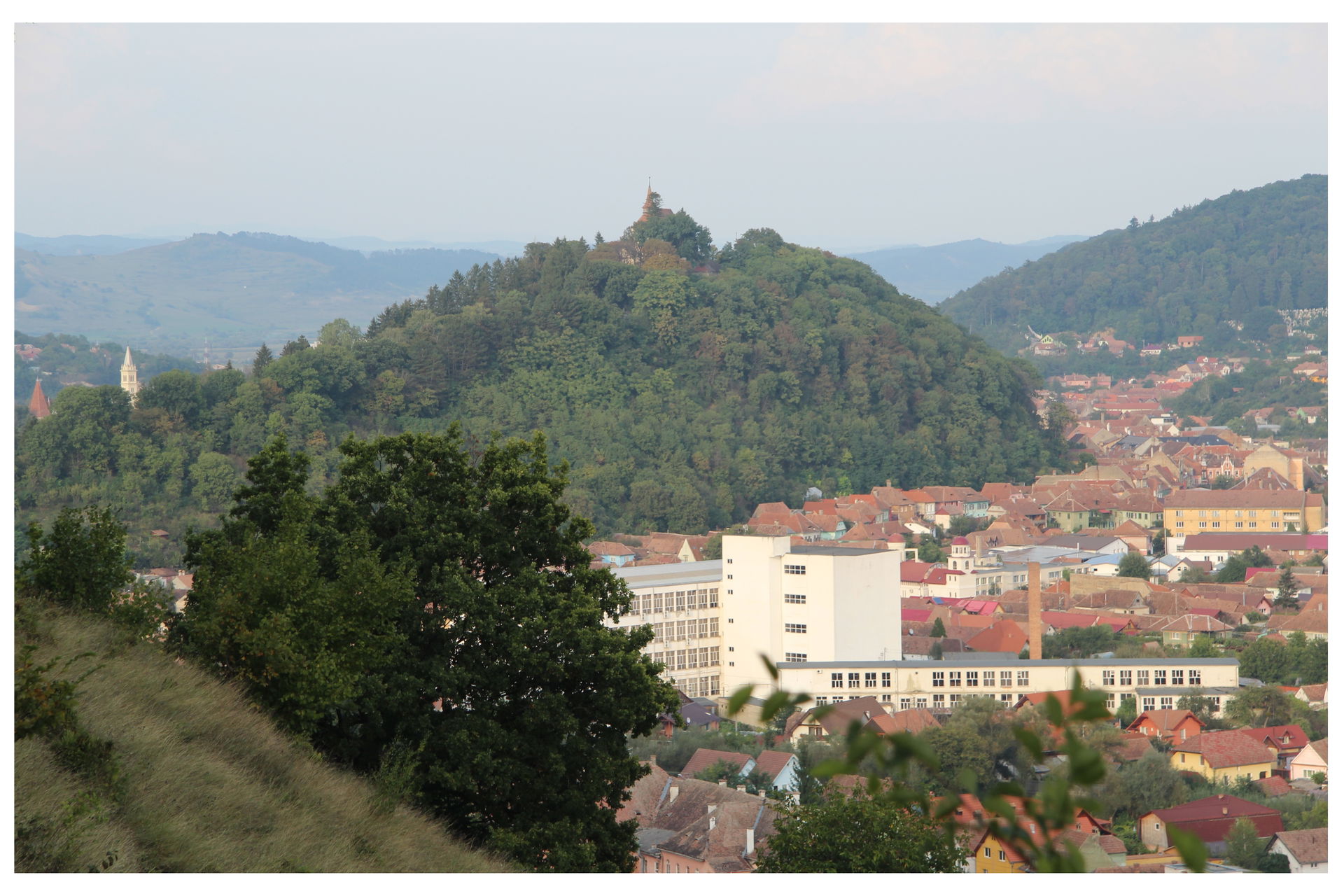 Schäßburg: Blick von Südwesten Richtung Bergkirche