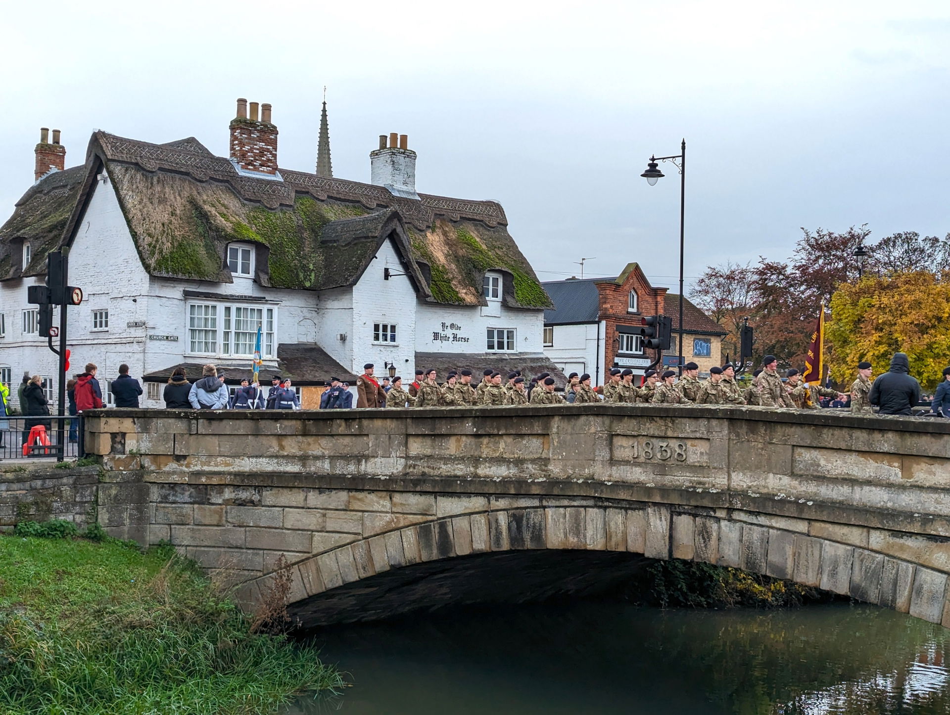 Remembrance Day parade 2023 in Spalding, Lincolnshire