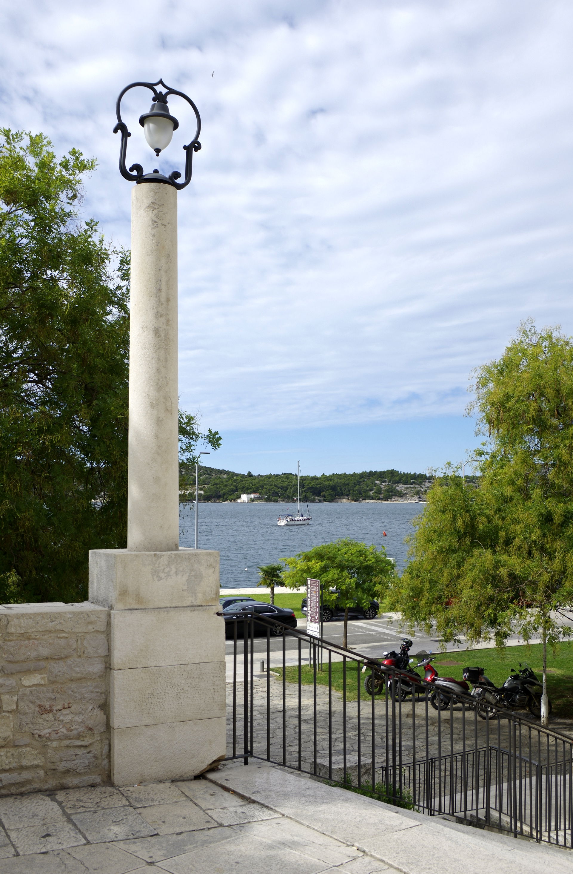 Croatia, Šibenik, View from the forecourt of the cathedral