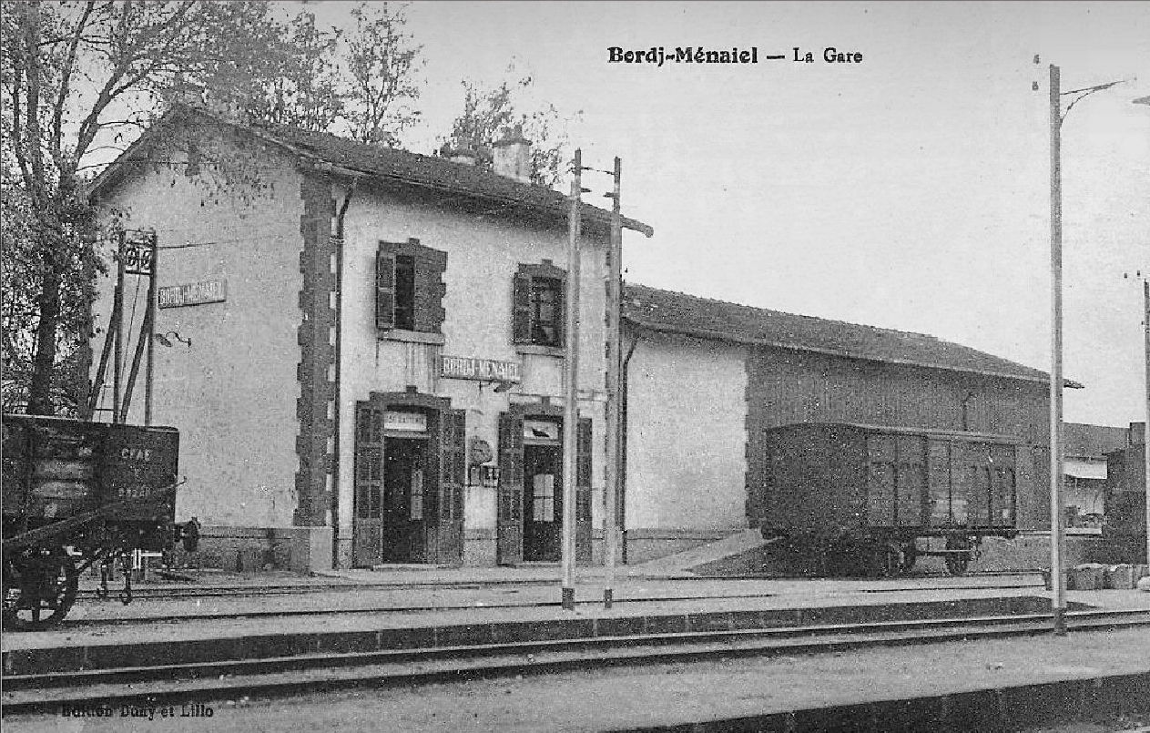 La gare de Bordj Menaïel (Algérie) au début du XXe siècle