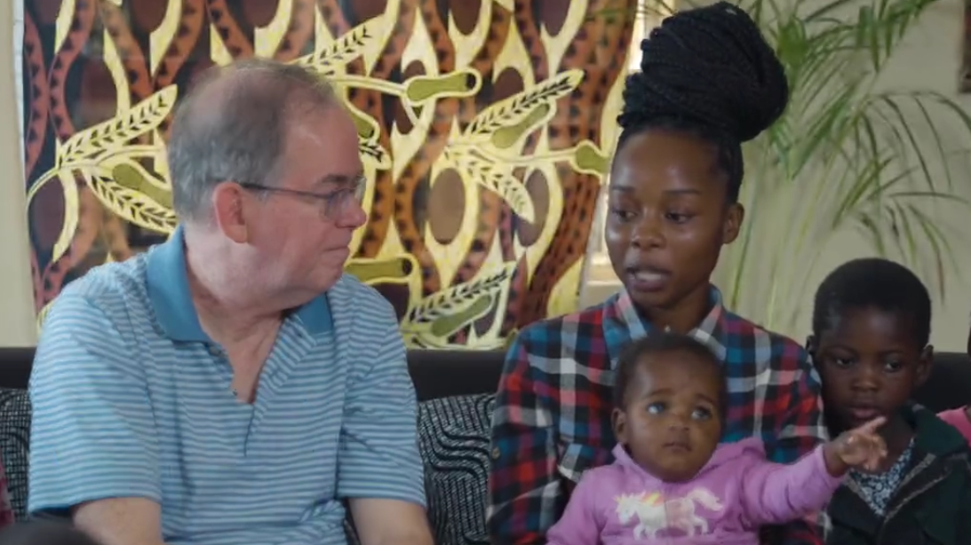Ambassador Young and Tusayiwe Mkhondya at YADA on Mzuzu 4 May 2…