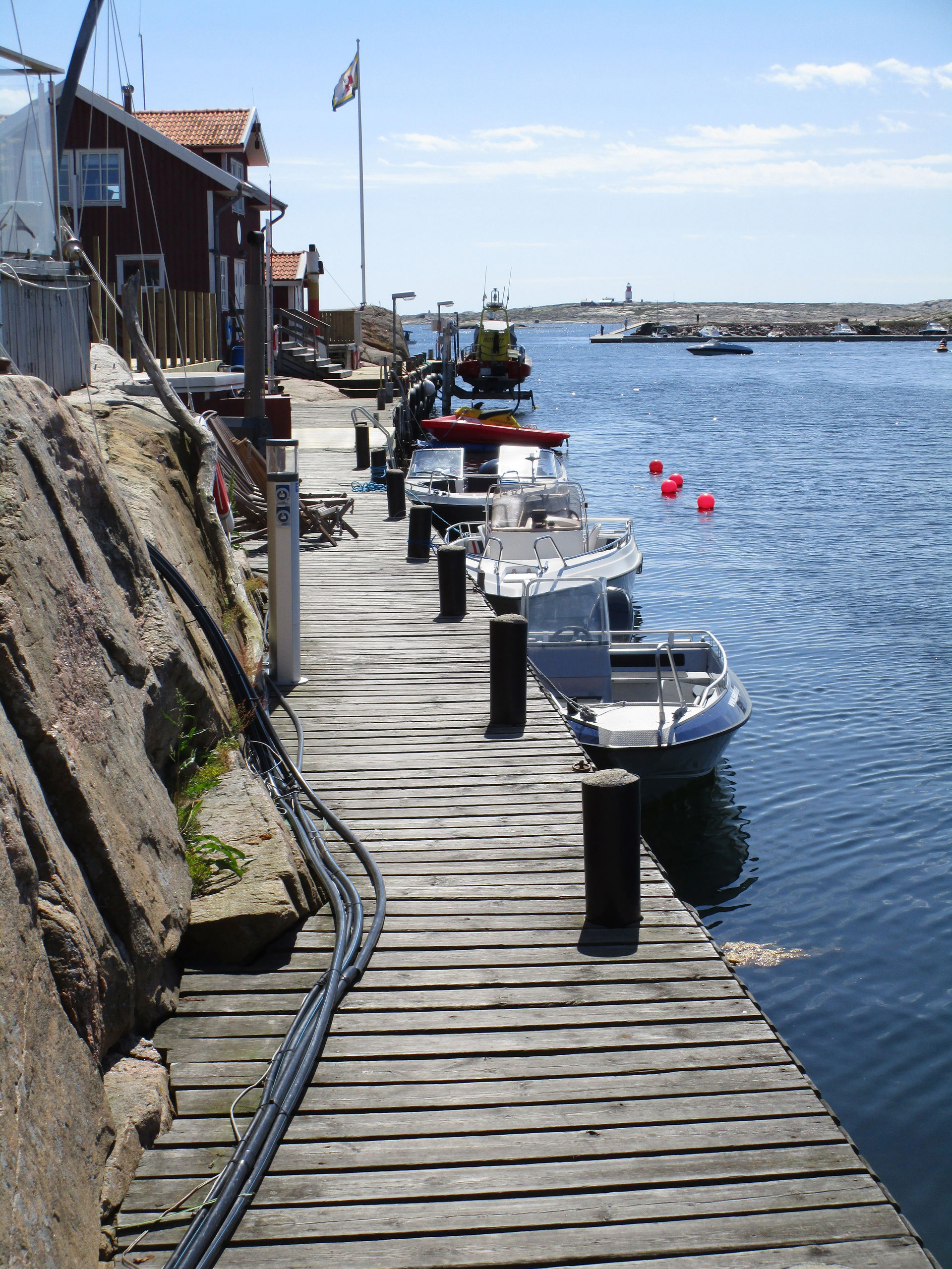 The landing at Swedish Sea Rescue Society station in Smögen, Sw…