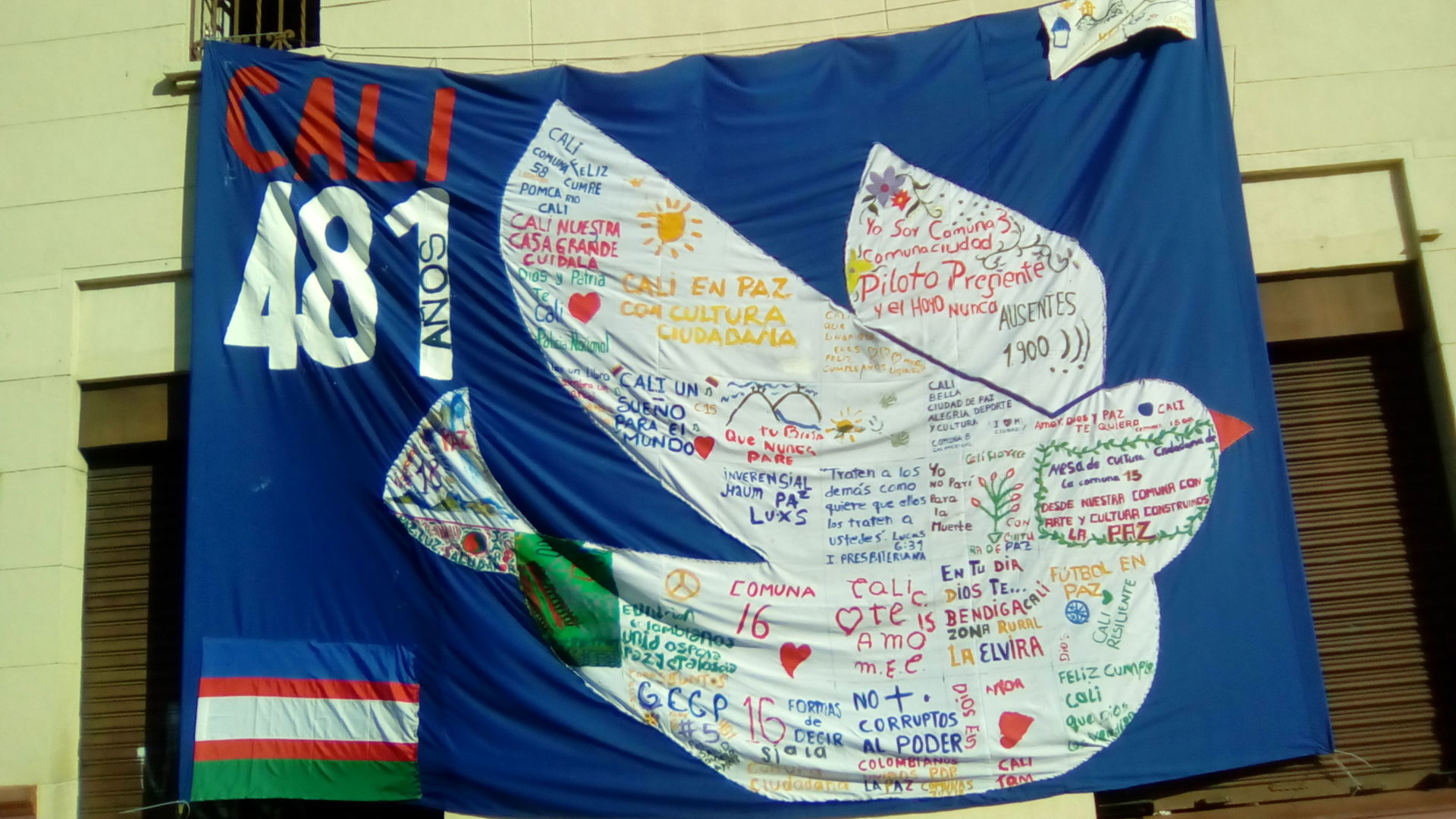Celebración de los 481 años de Santiago de Cali, sobre el Bulev…