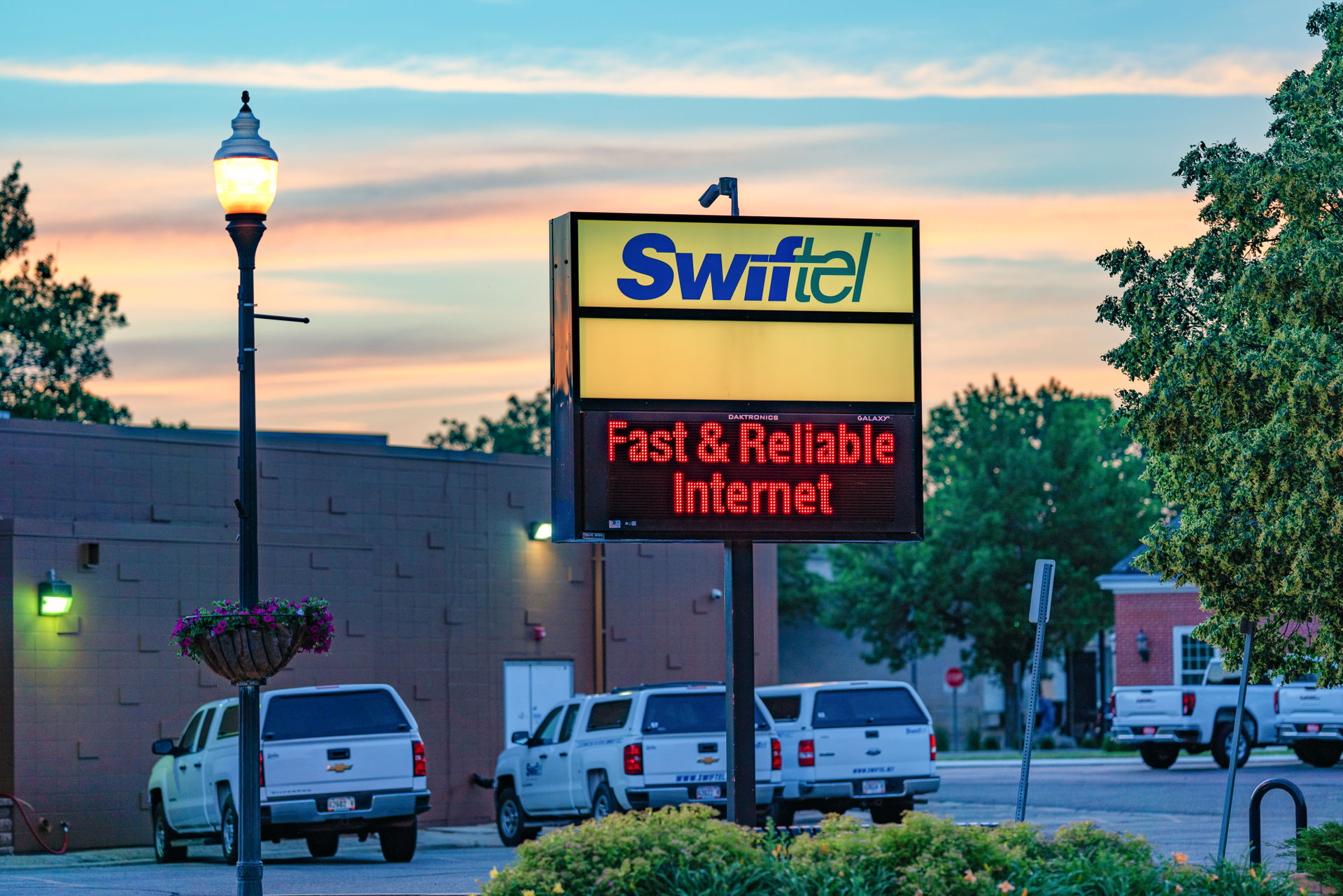 The offices of Swiftel Communications, an internet service prov…