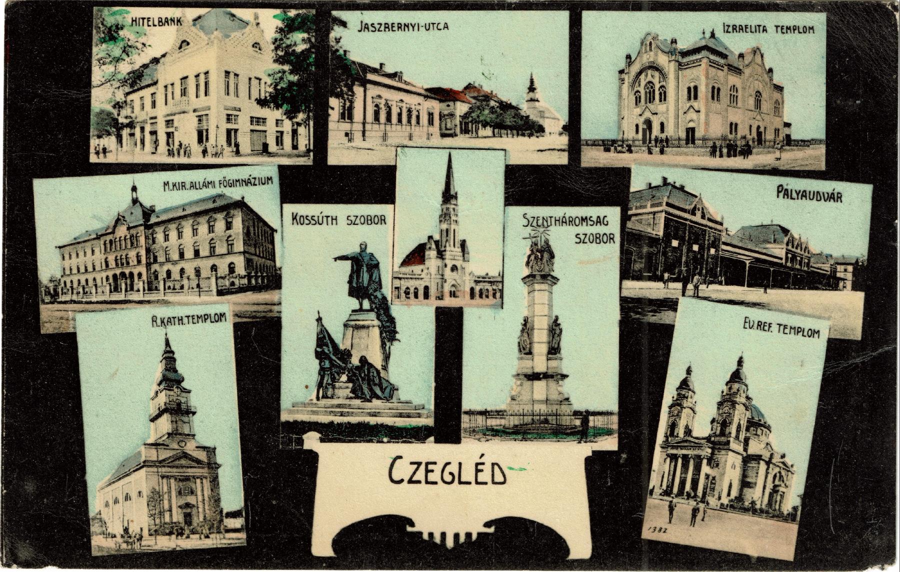 Old view of Cegléd.