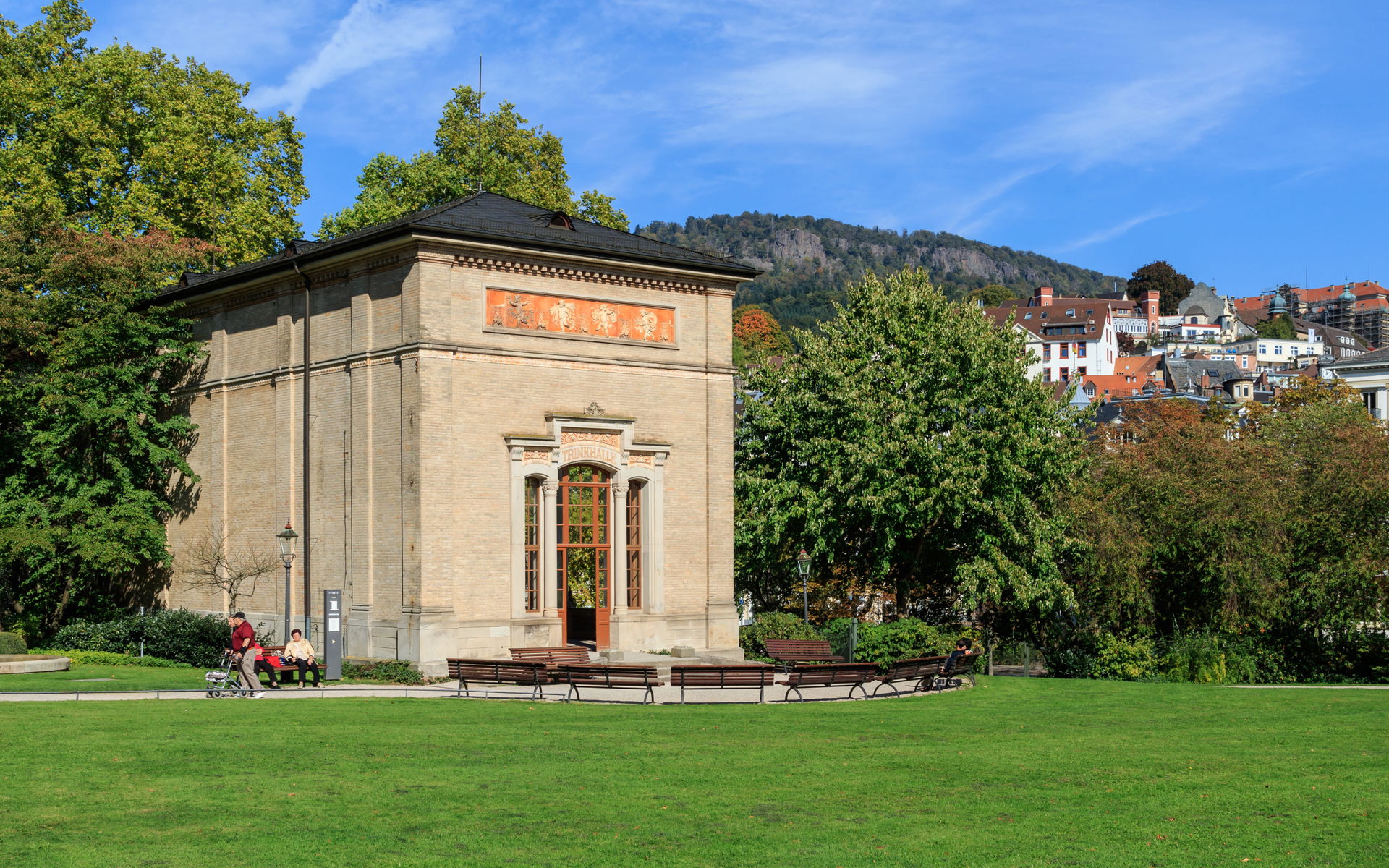 The pump house in Baden-Baden (BW, Germany).