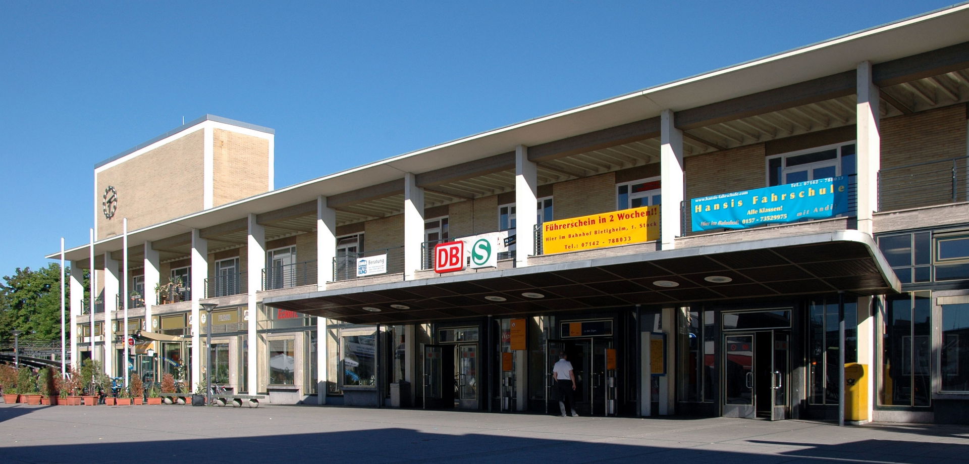 train station of Bietigheim-Bissingen, Baden-Württemberg, Germa…