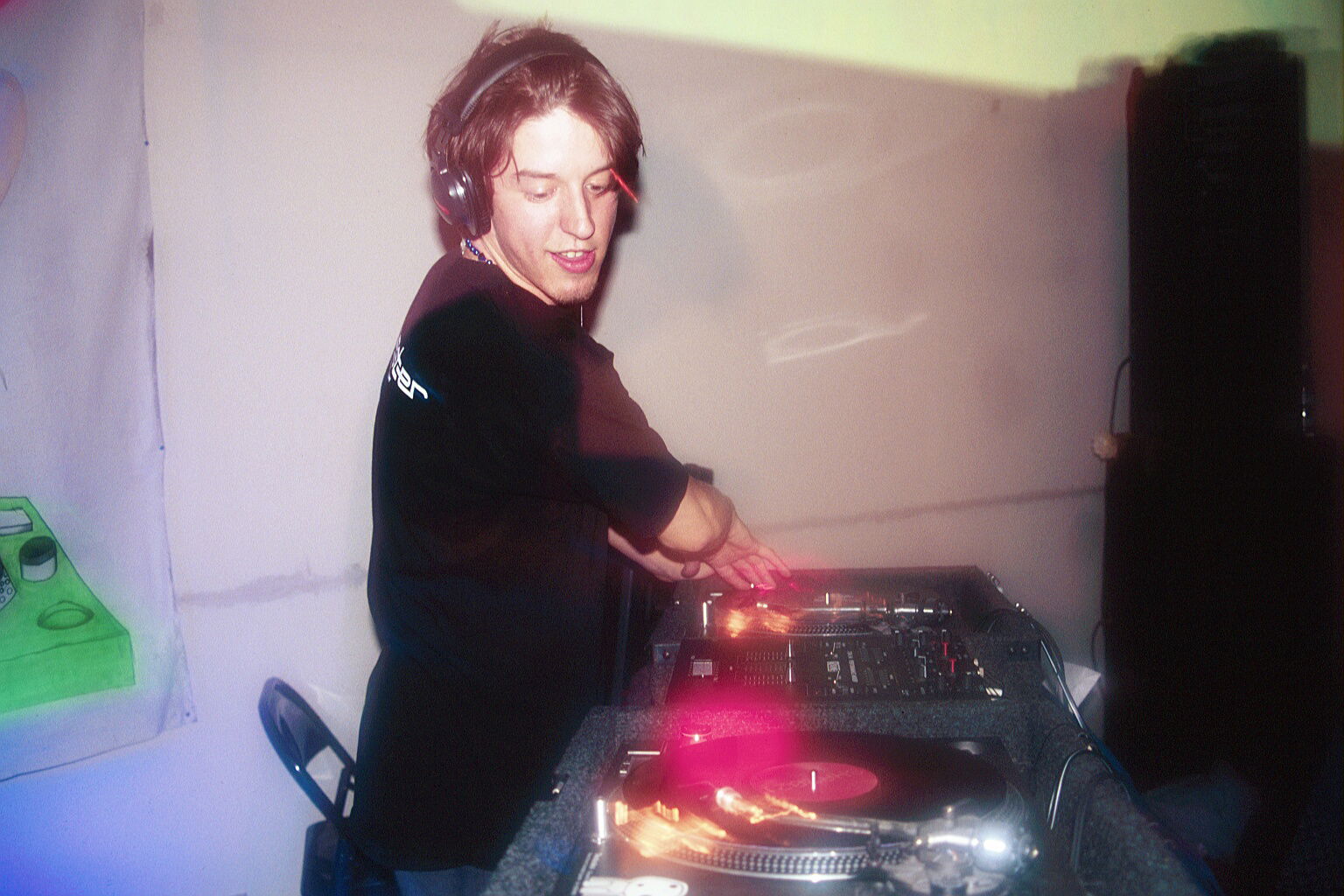 Kikipopo performing DJ set at Cosmic Tsunami in Santa Cruz, CA,…