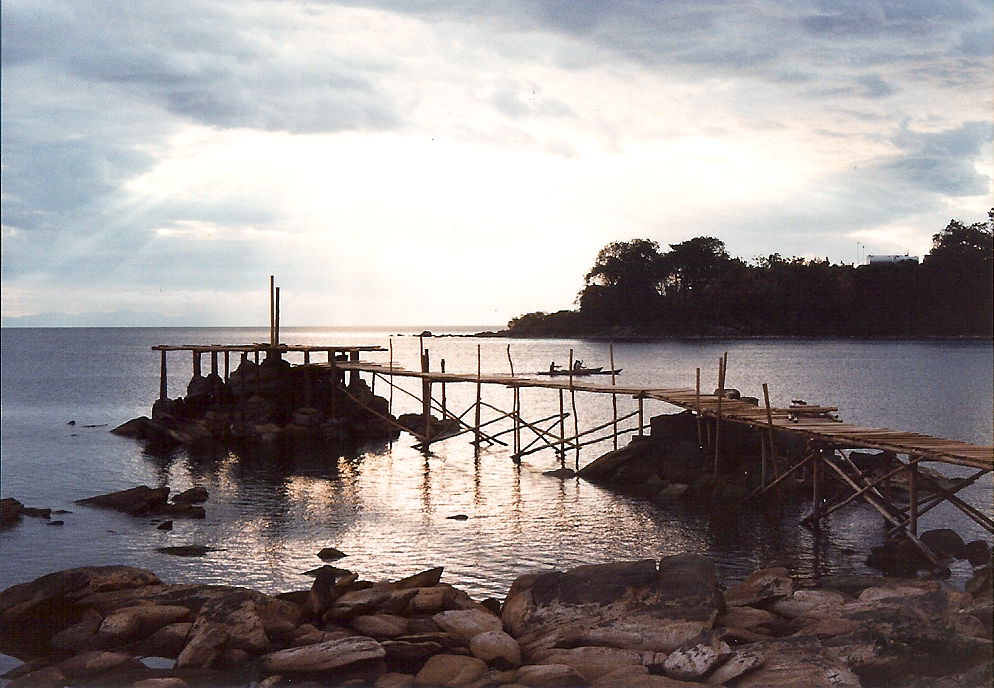 A small jetty into Lake Malawi at Nkhata Bay, northern Malawi. …