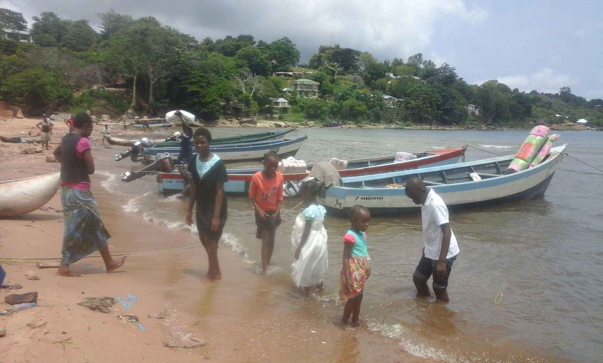 These locally made plank boats are a life-line to otherwise ina…