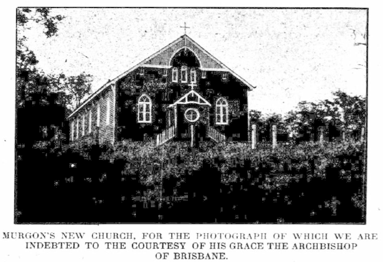 St Joseph's Catholic Church, Murgon, at the time of opening, Au…