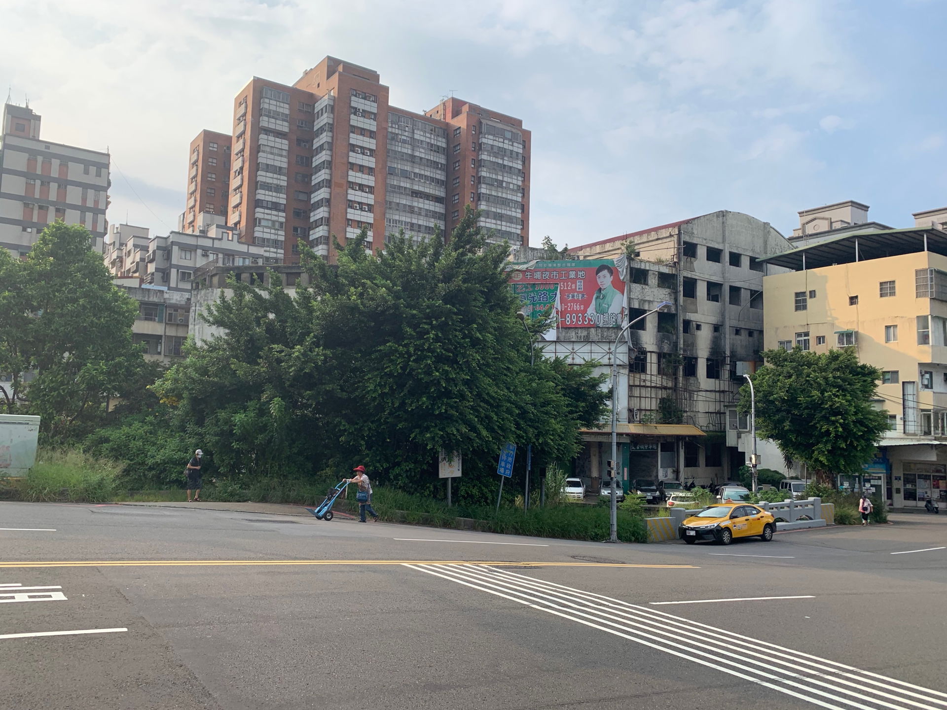 新竹市一街景。