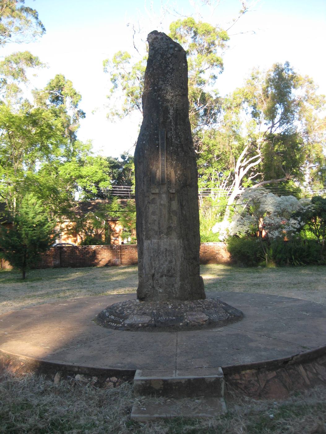 Monument at Nkhoma Cathedral of the CCAP Church