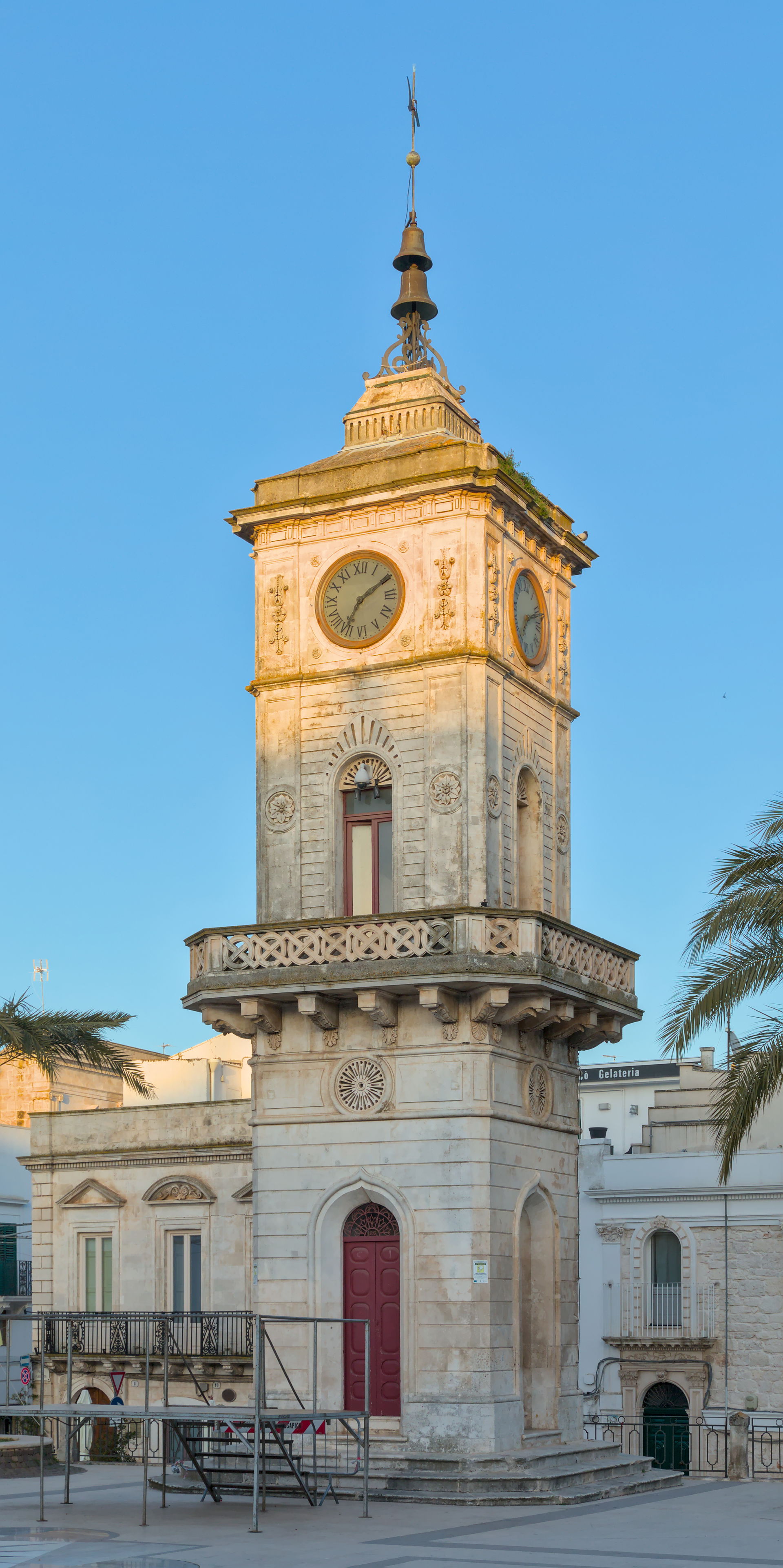 Ceglie Messapica (Apulia, Italy) - Clock tower, on Plebiscit sq…