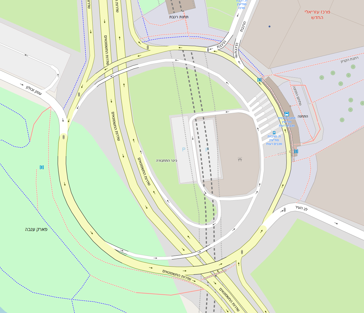 Modiin Transportation Square Map