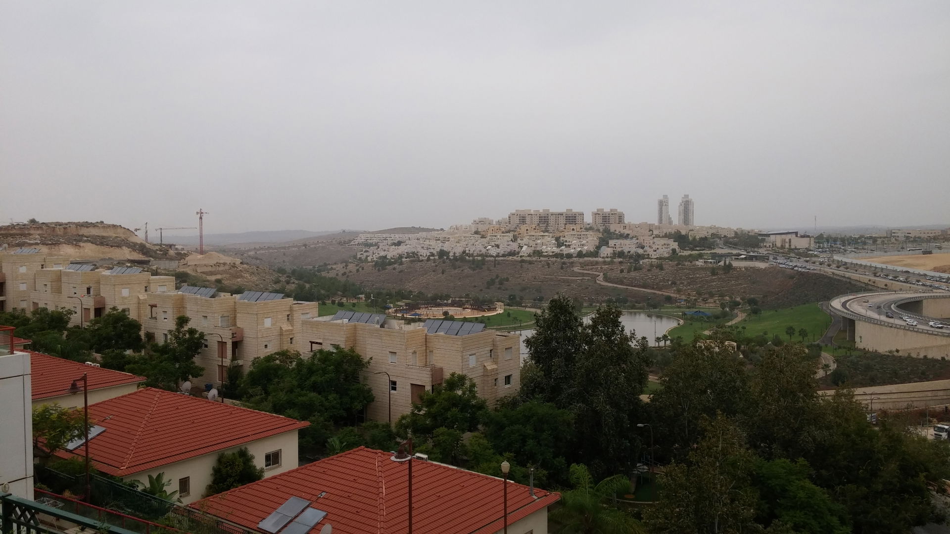 A view to the west, from the "the Nehalalim" (Creeks) neighborh…