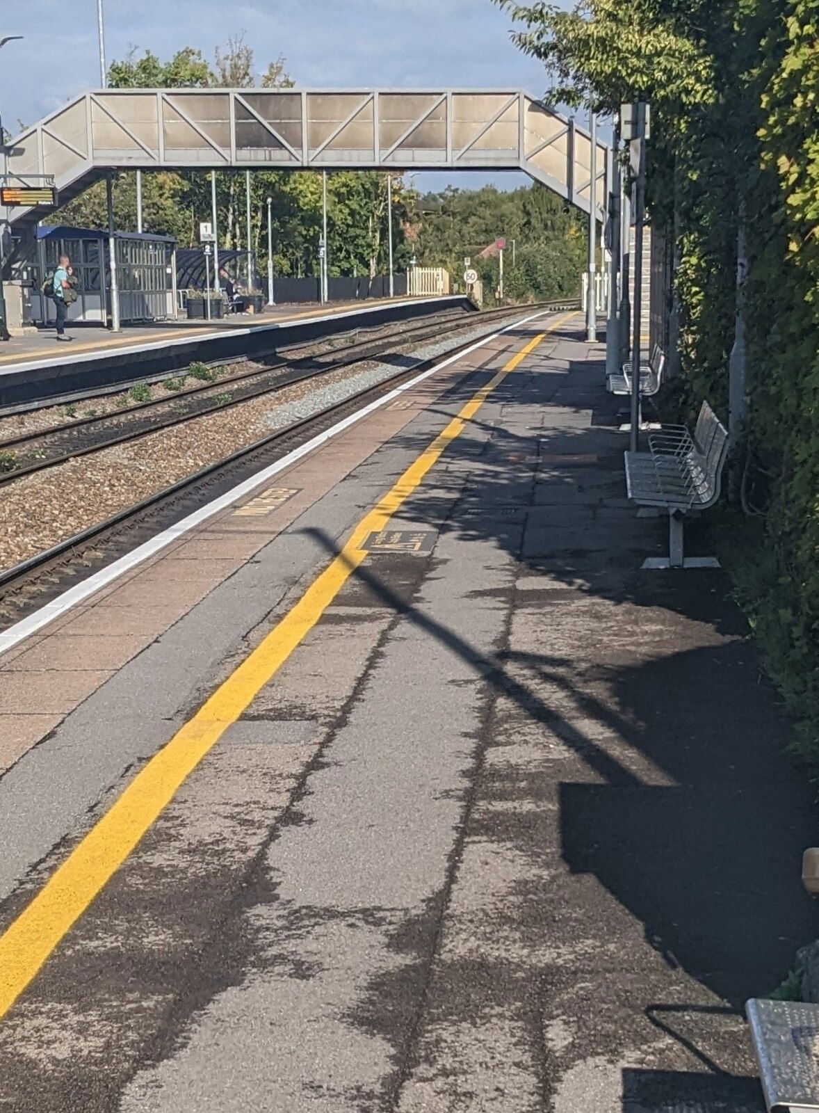 Platform 2, Trowbridge station, Wiltshire