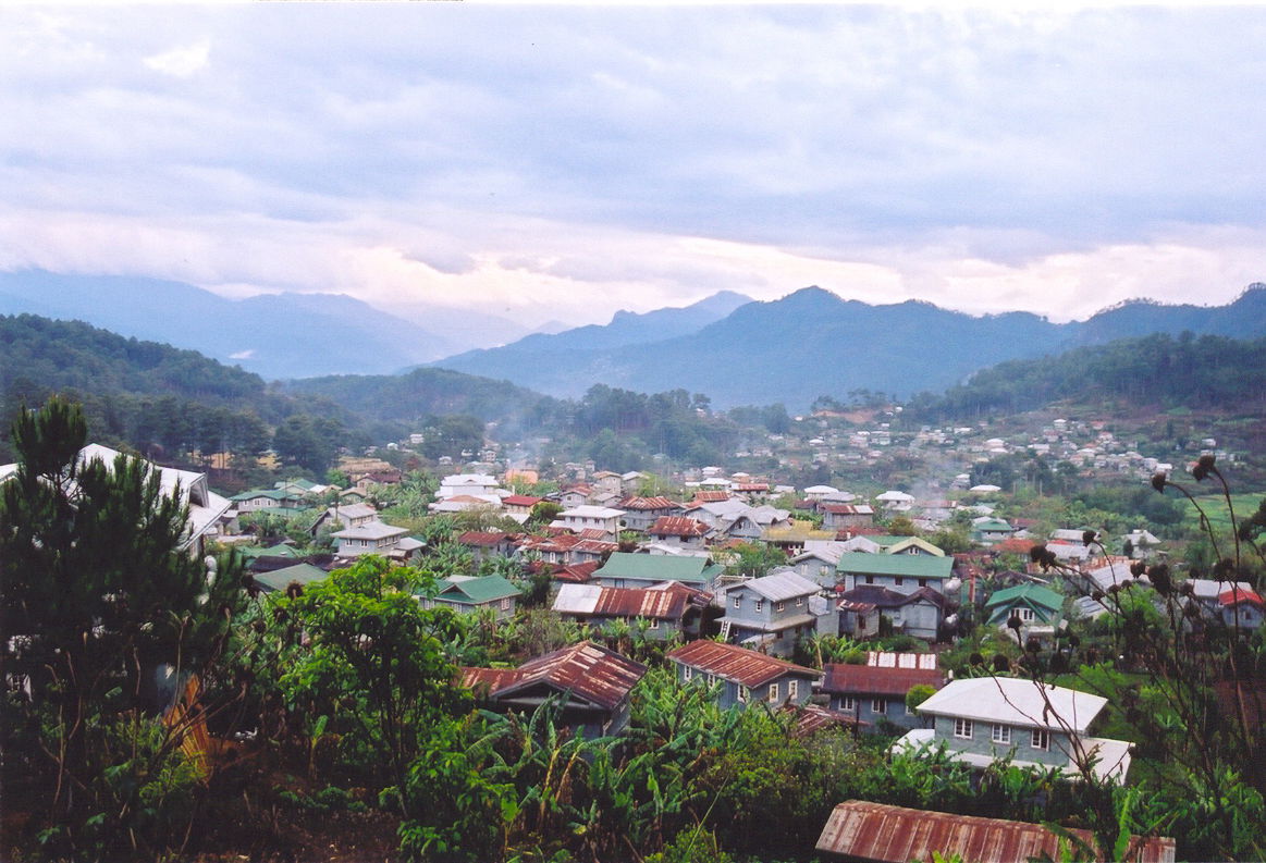 View over Sagada municipality in Mountain Province, the Philipp…