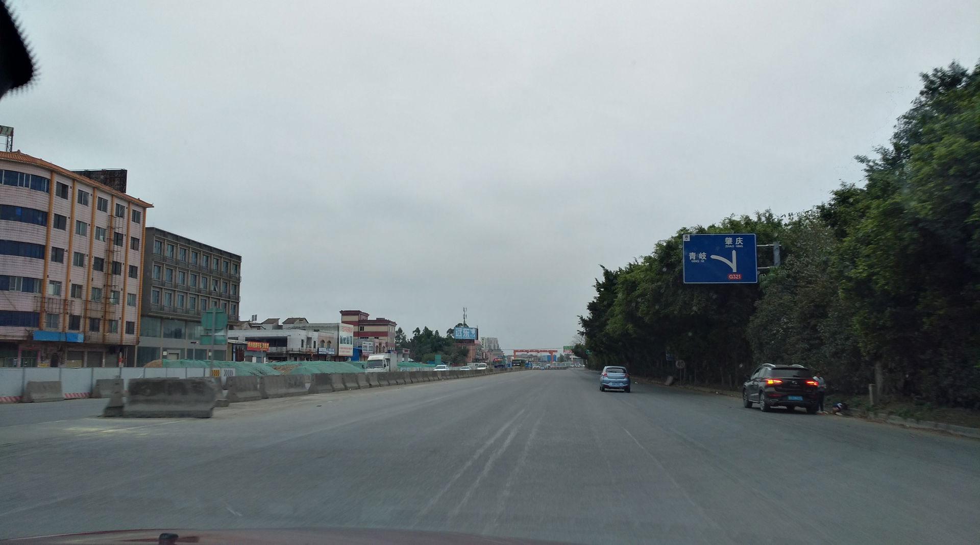 China National Highway G321 Dasha section at Sihui, Zhaoqing, G…