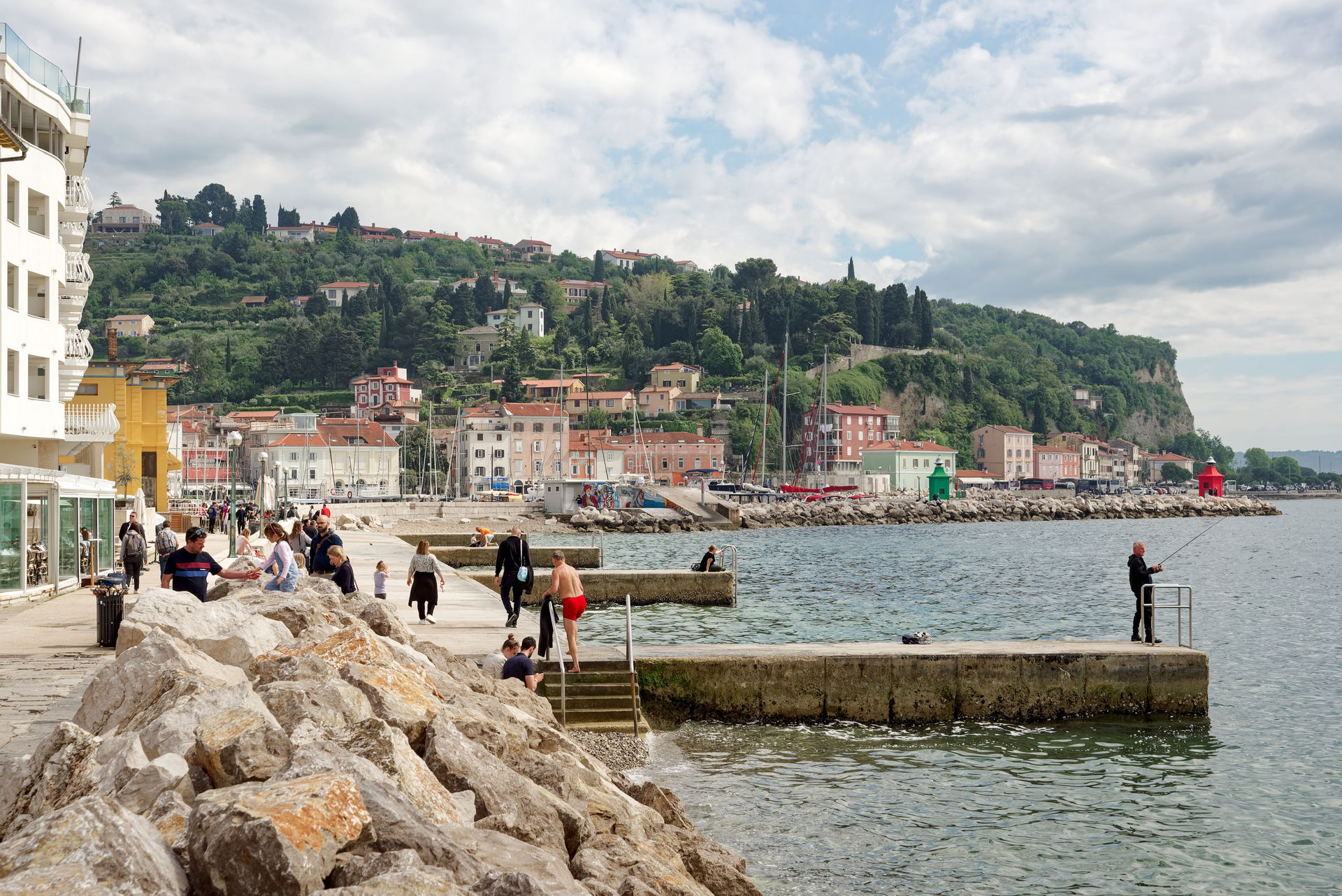 Piran harbour, Slovenia