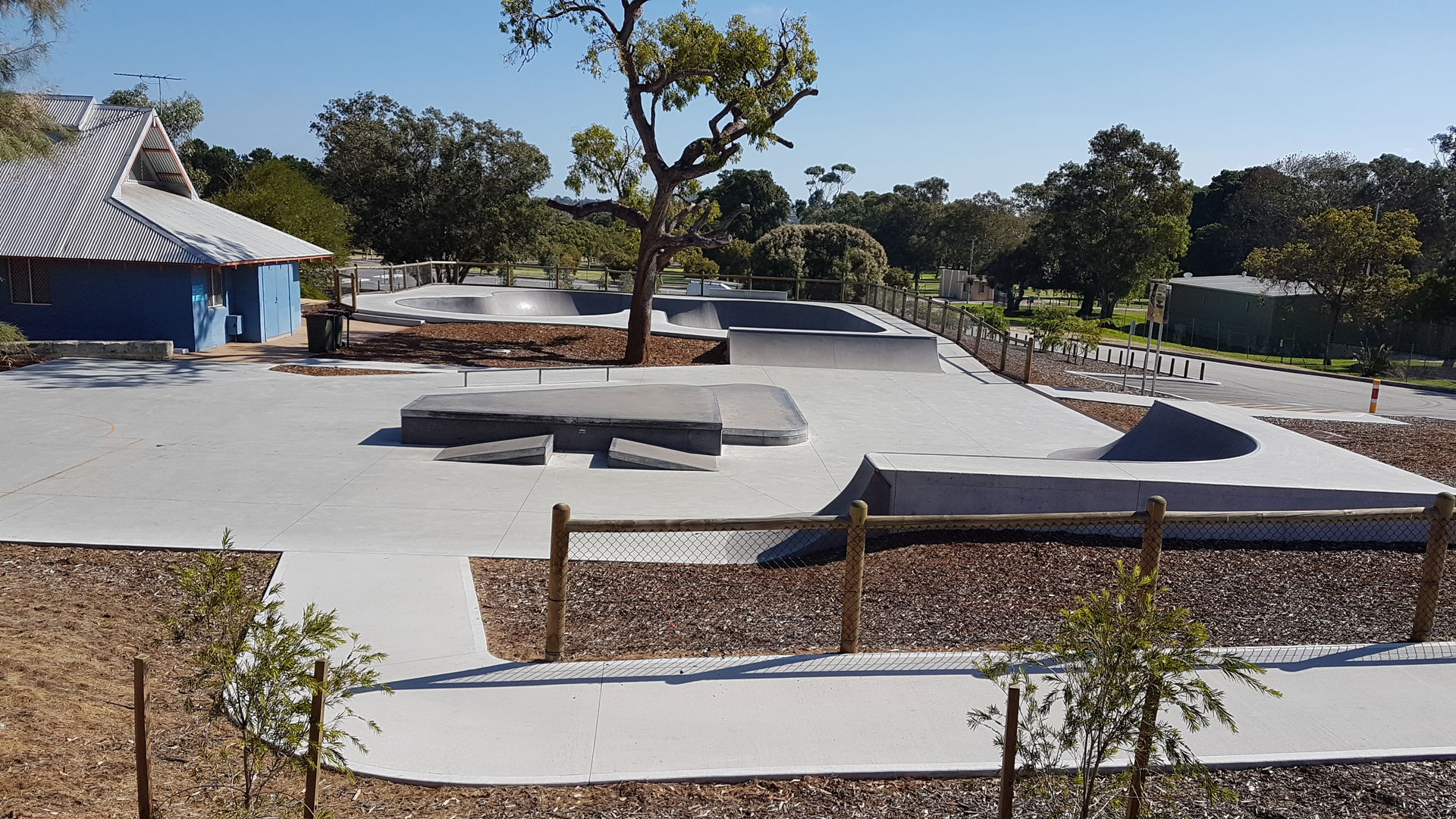The Wanneroo skatepark next to the showgrounds in Wanneroo, Wes…
