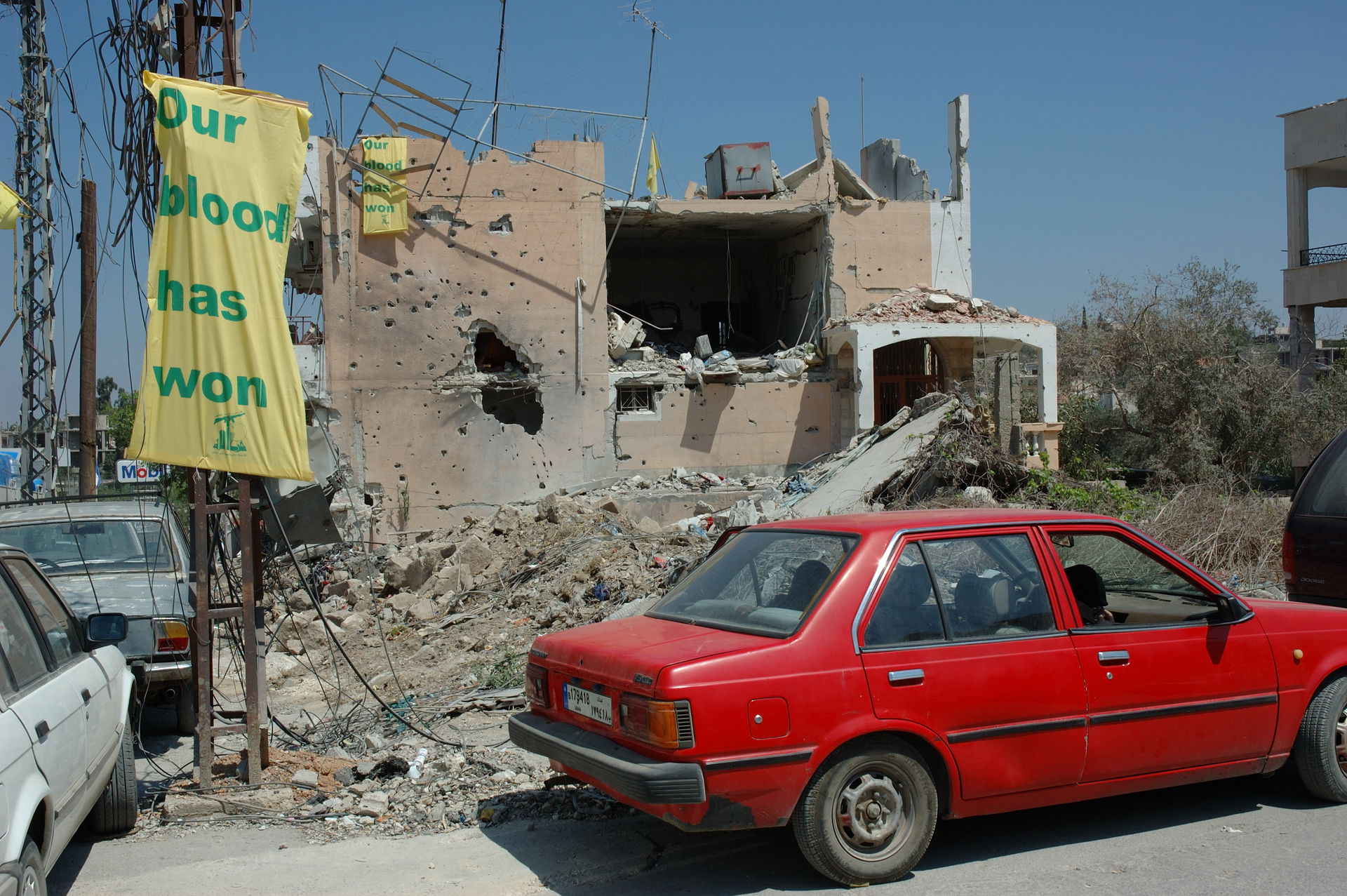 The village of Taybeh is about 5km from the border. Stuck on th…