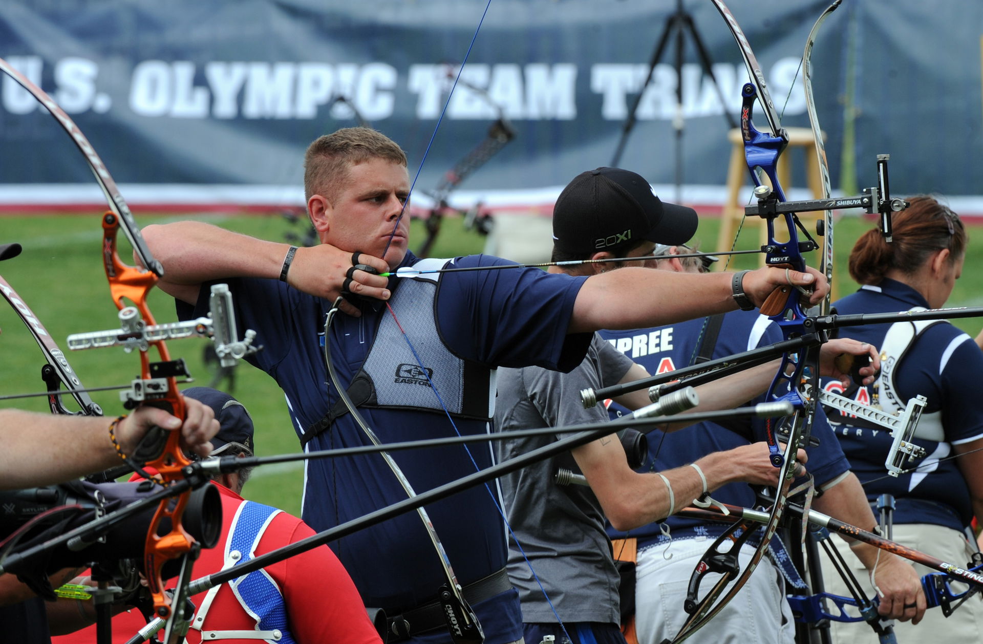 U.S. Army World Class Athlete Program archer Sgt. Michael Lukow…