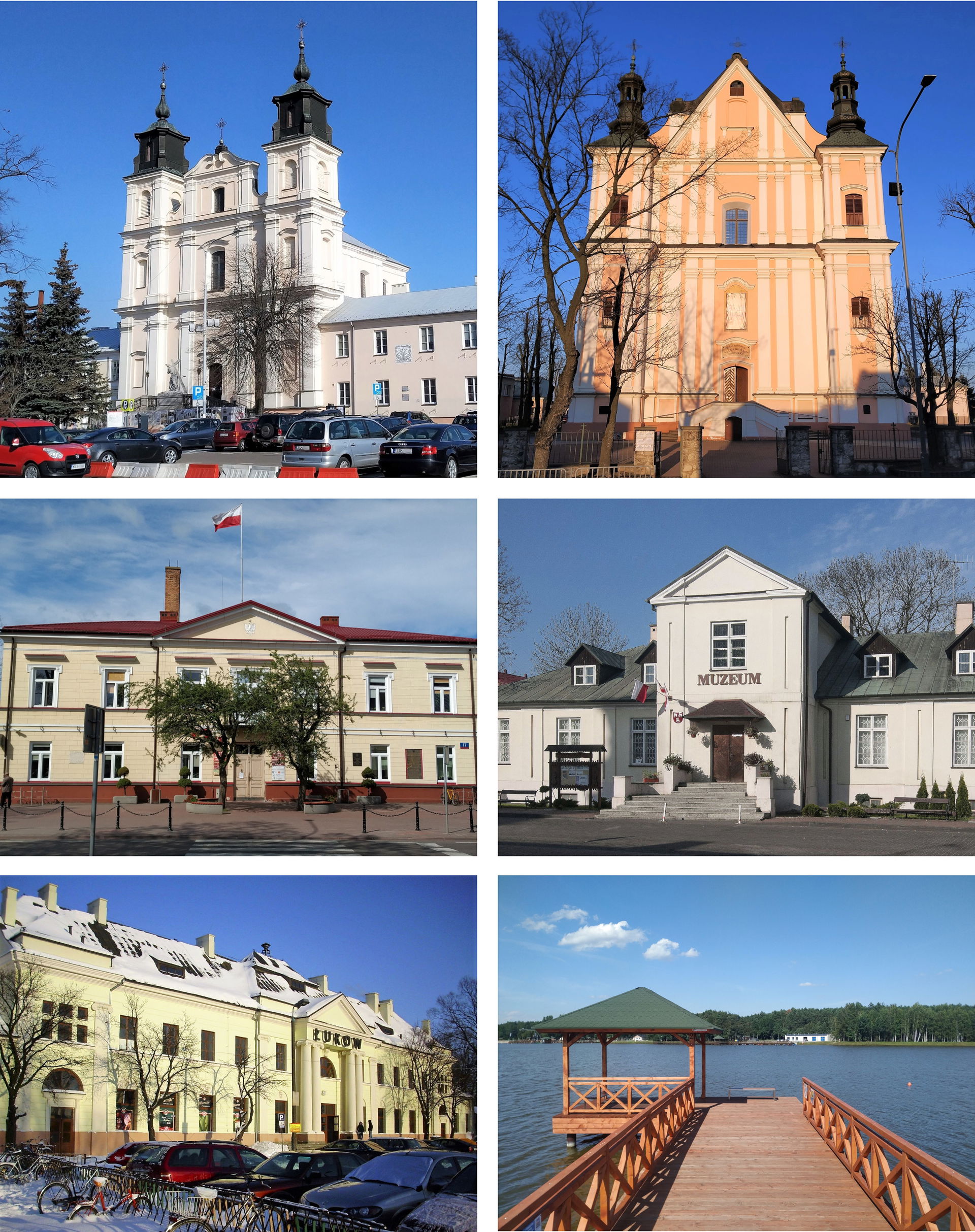 Montage of Łuków, Poland