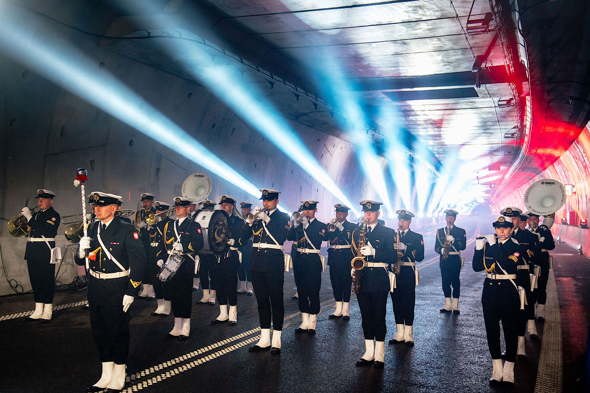 Świnoujście. Tunnel under the Świna River. Ceremonial opening o…