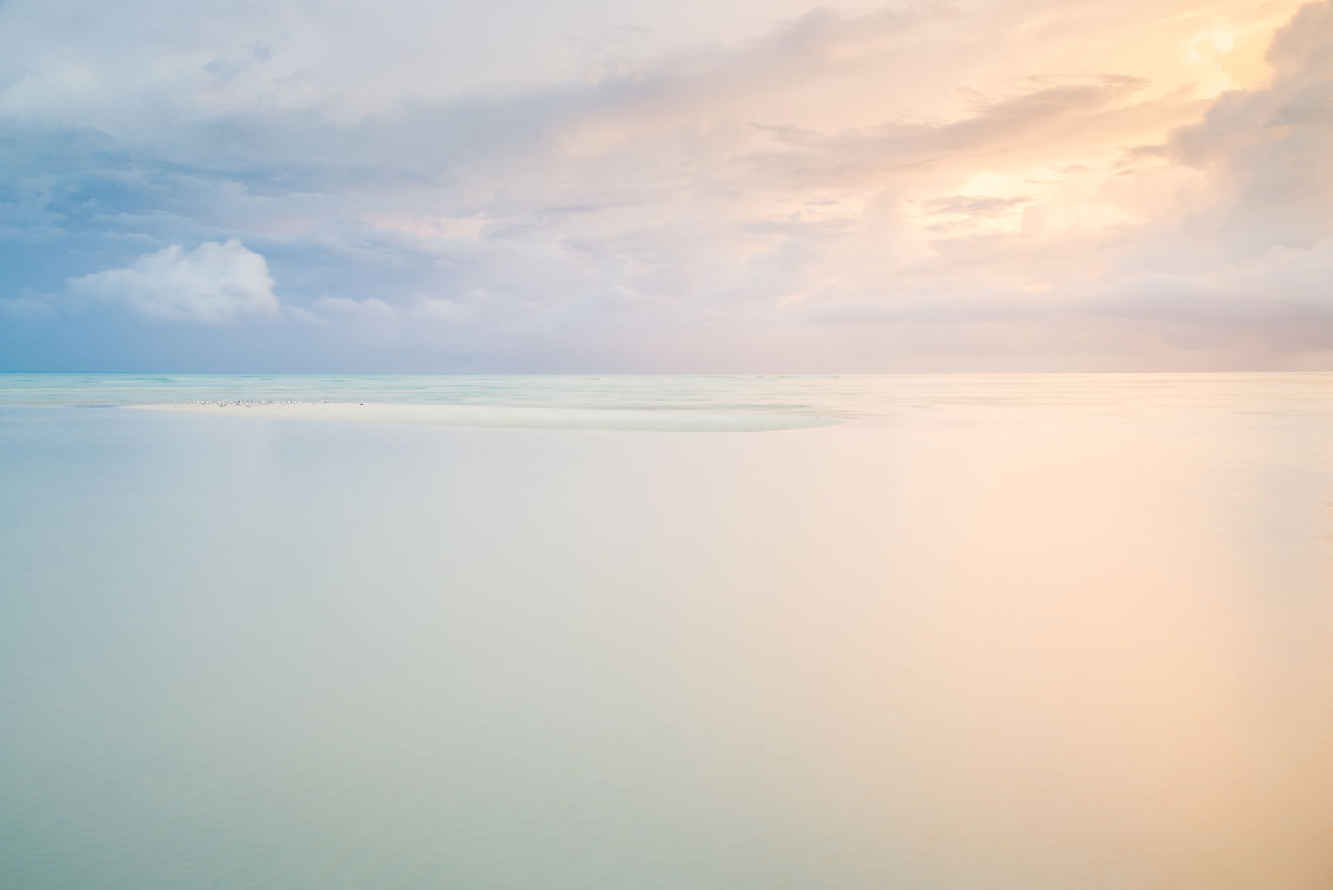 Cayo Coco beach at sunrise