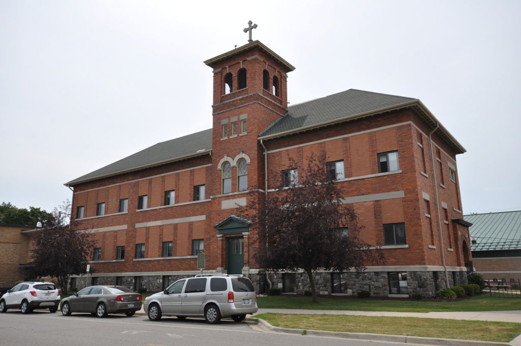 Sacred Heart School near the Mount Pleasant Downtown Historic D…