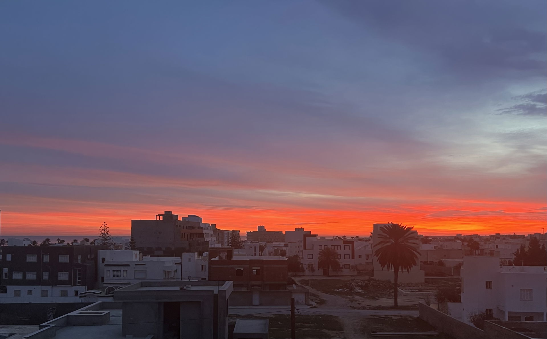 Sunrise view from my private wraparound terrace ❤️