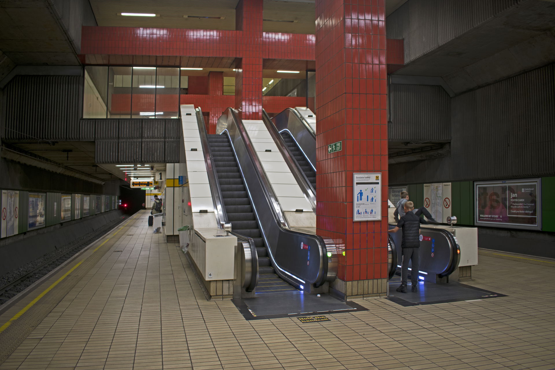 Gateshead Metro station, Gateshead, Tyne and Wear, England, the…