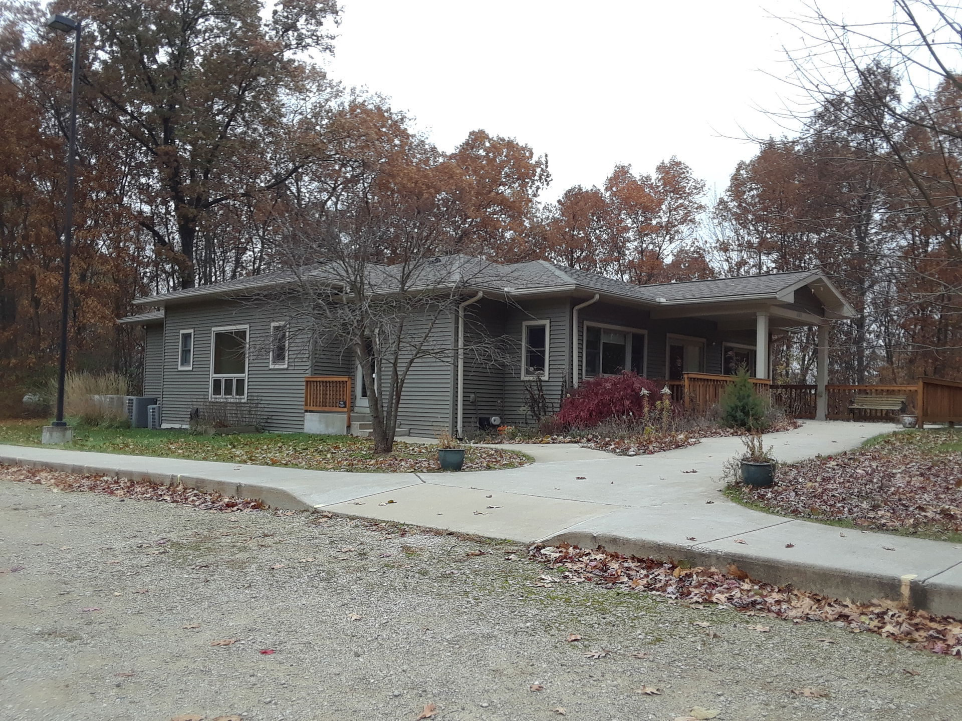 Front side of Shiva Mandir Kalamazoo, on November 10, 2019, at …