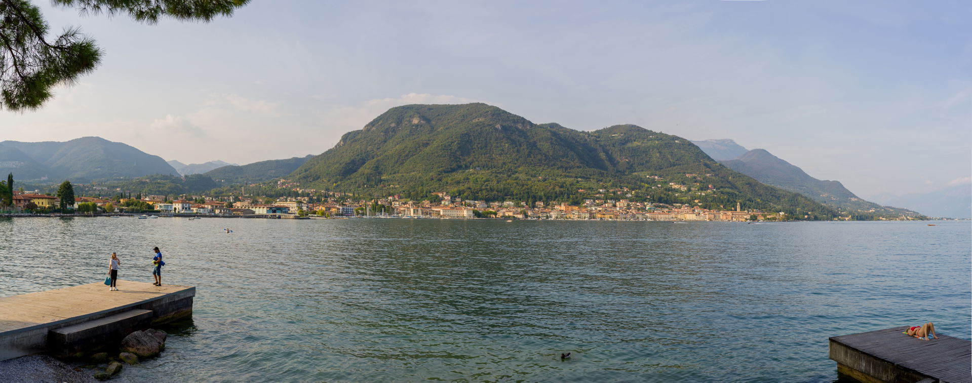 Gulf and view of Salò.