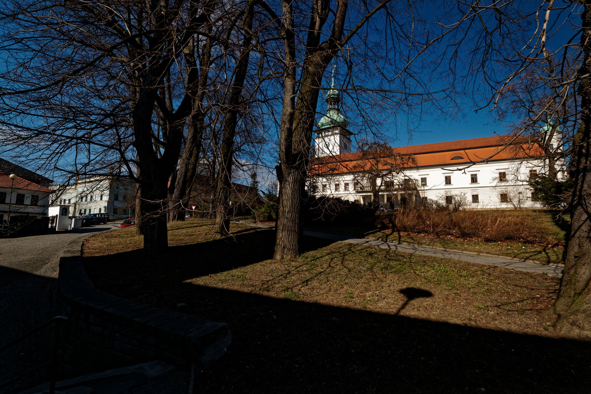 Vsetín - Zámecký park - View NNE on Vsetín Castle - Renaissance…