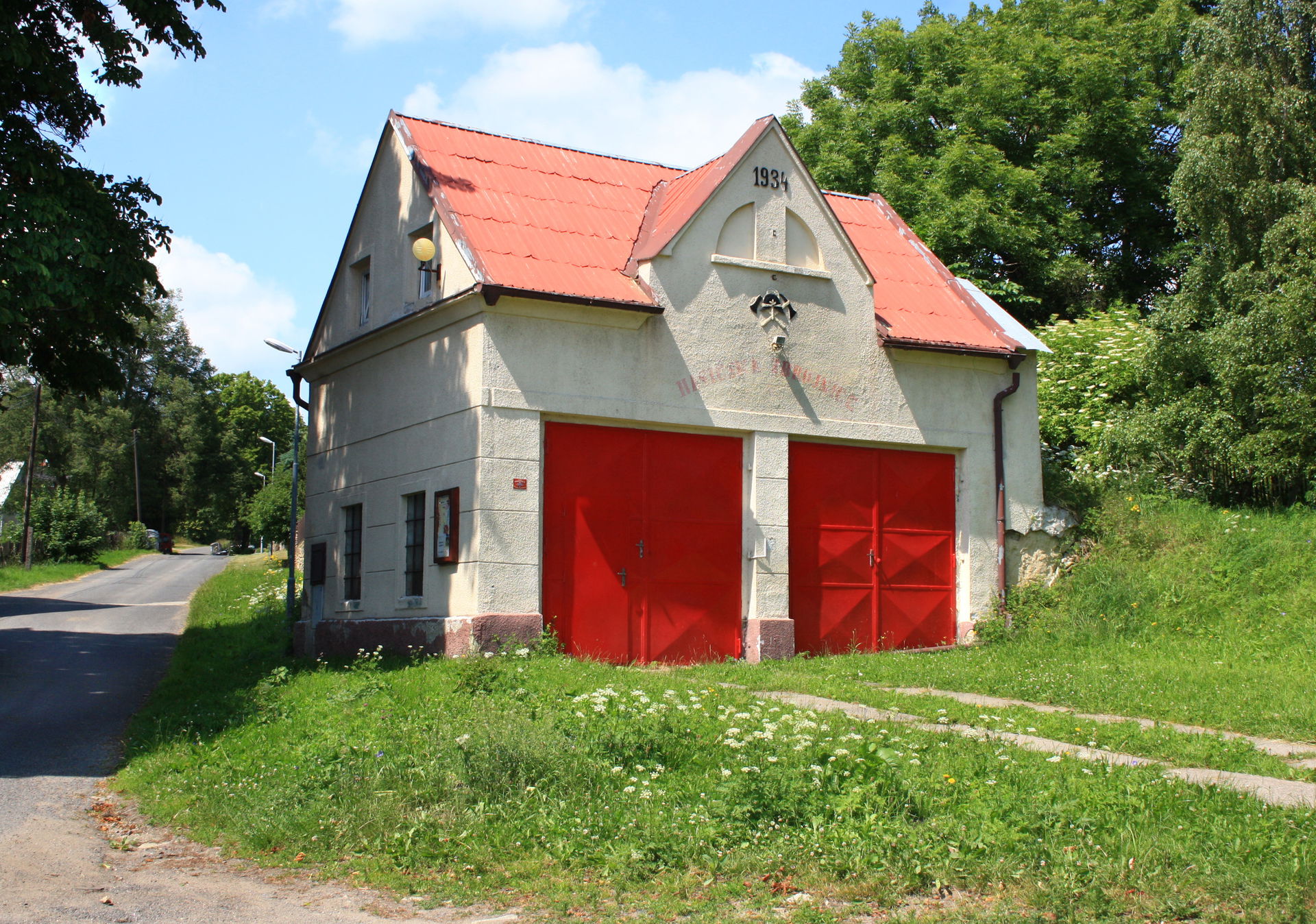 Fire house in Blatno, Czech Republic