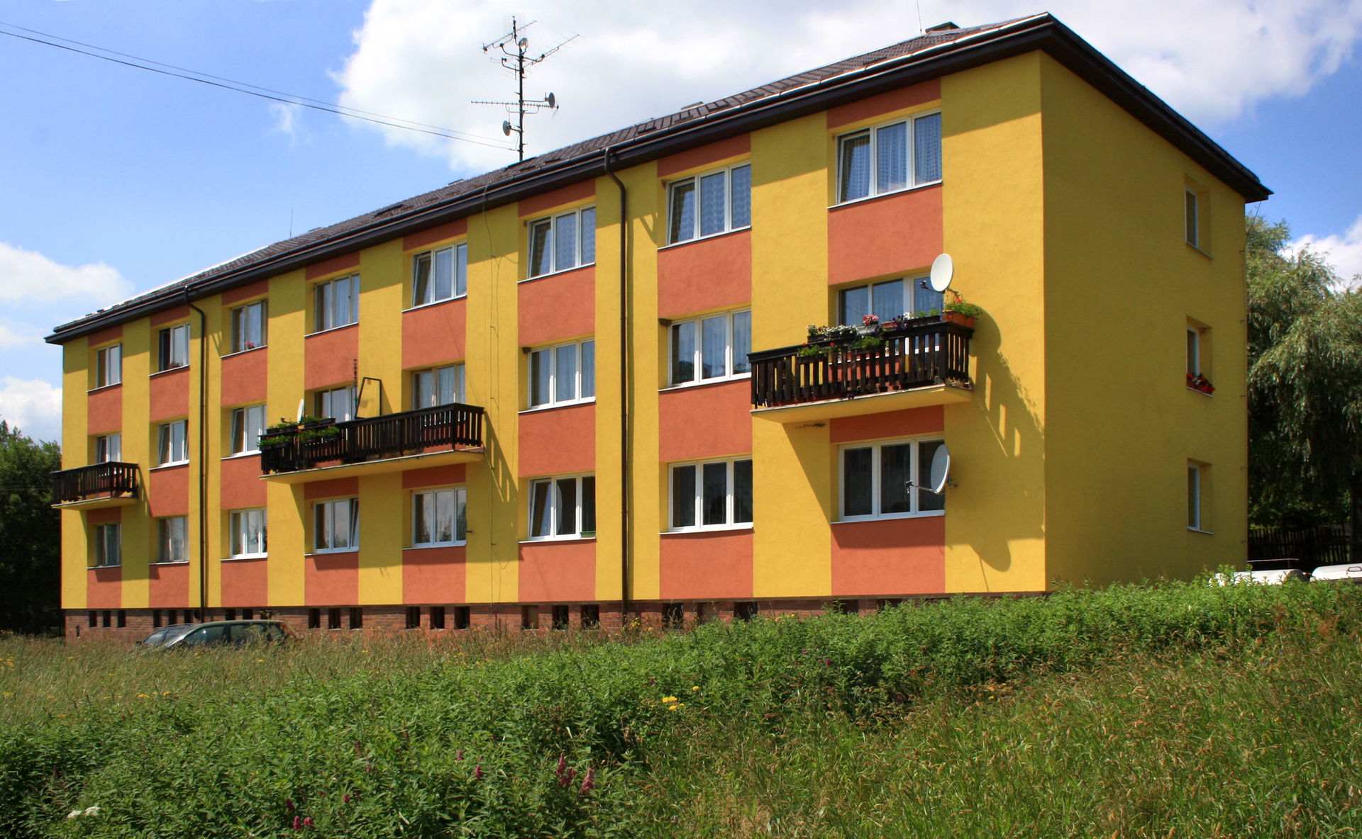 Tenement house at Blatno, Czech Republic