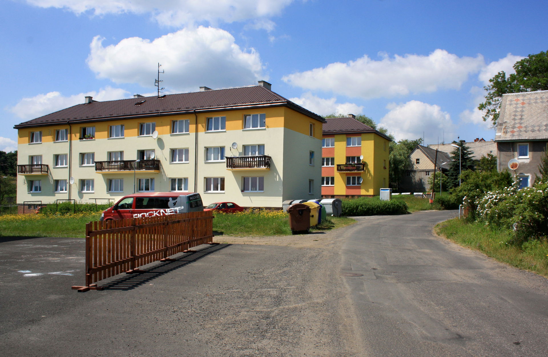 Tenement houses at Blatno, Czech Republic