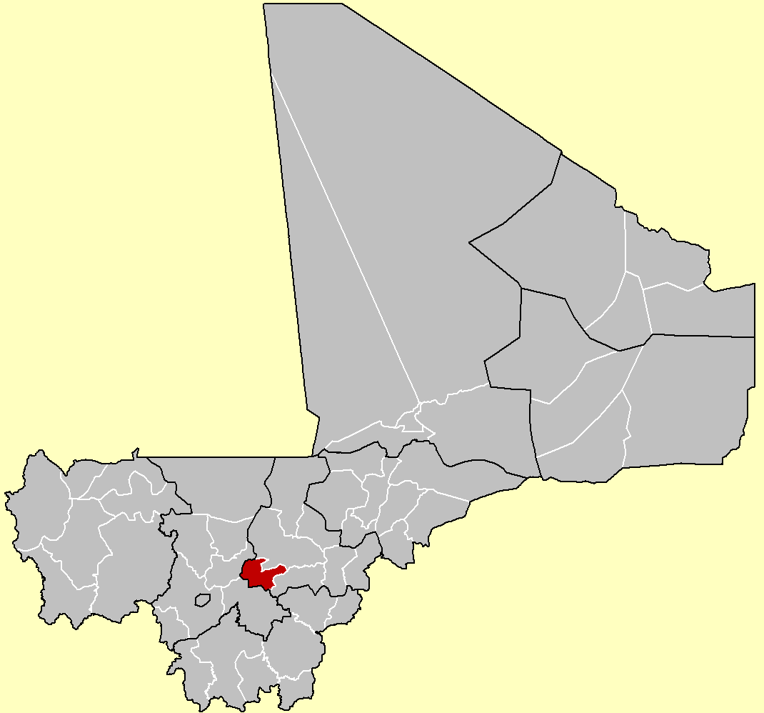 Map of Barouéli Cercle, Mali