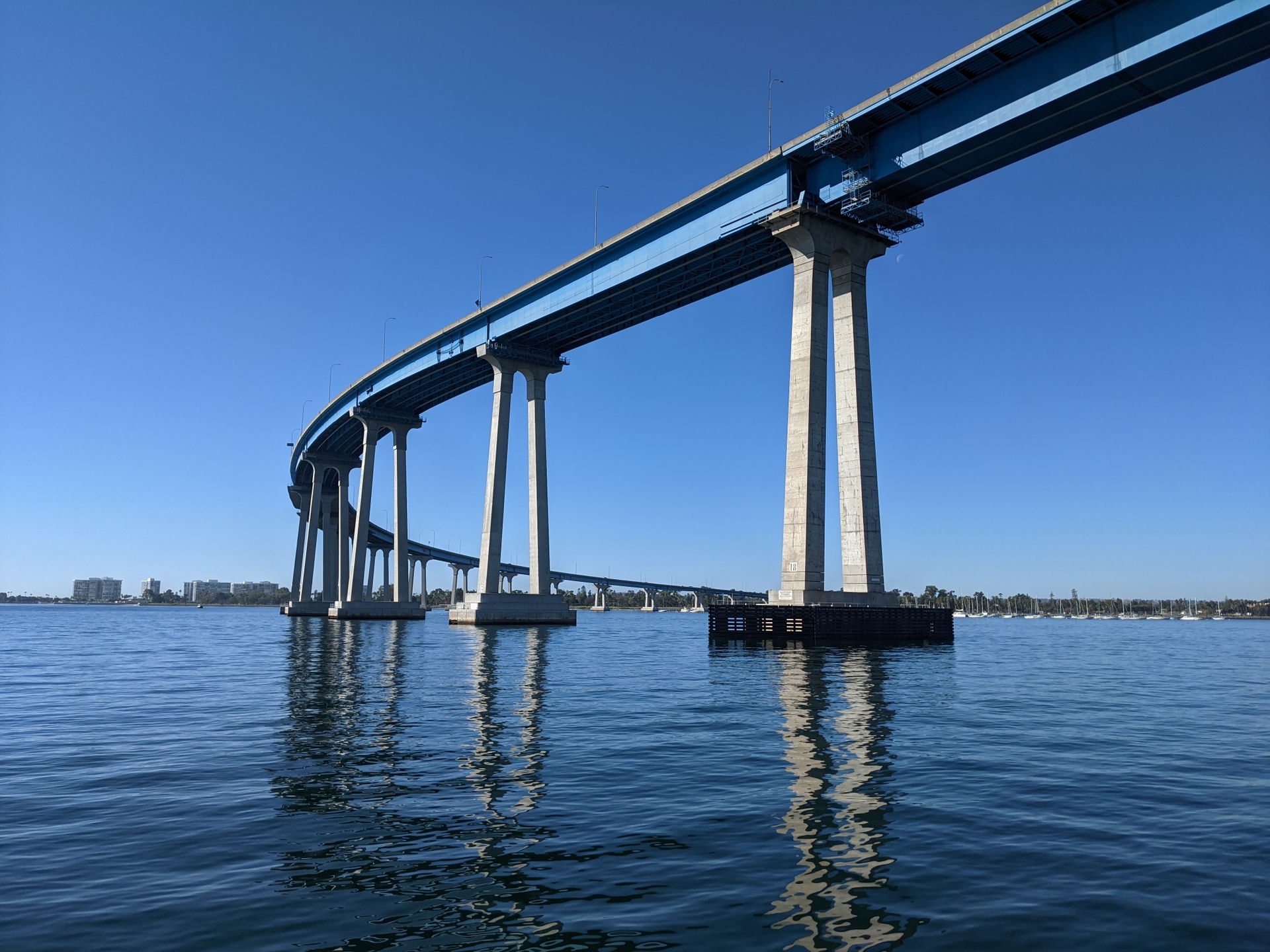 Coronado bridge from the San Diego Bay